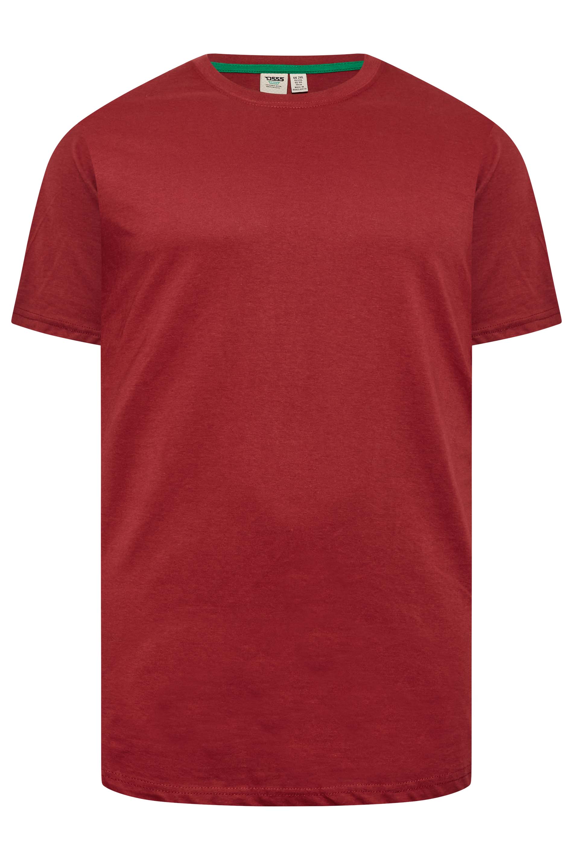 T-shirt Classica Uomo DeFacto, Colore Rosso, Taglia XL. Cotone Di Qualità, Vestibilità Comoda E Versatile Per Ogni Look.