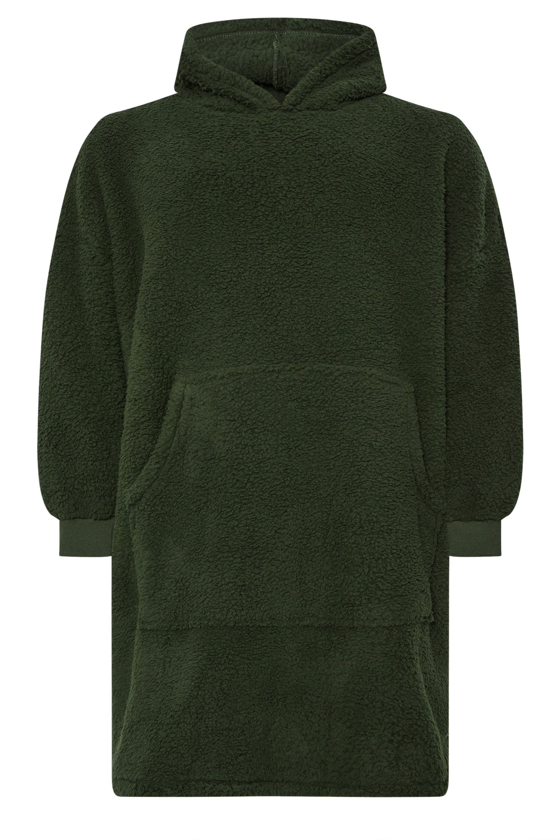 BadRhino Big & Tall Dark Green Super Soft Blanket Hoodie | BadRhino 5