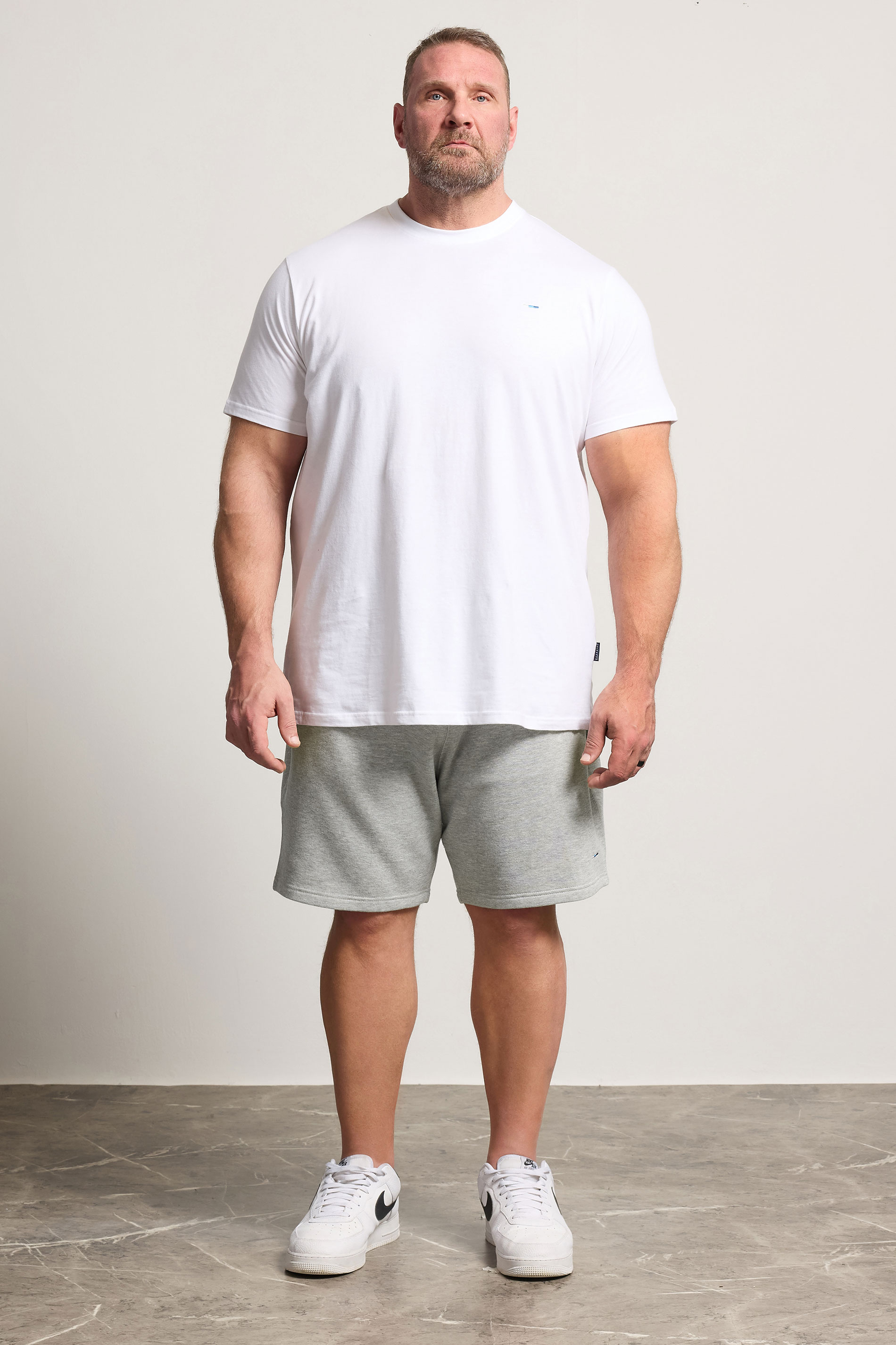 BadRhino Big & Tall Grey Jogger Shorts | BadRhino 1