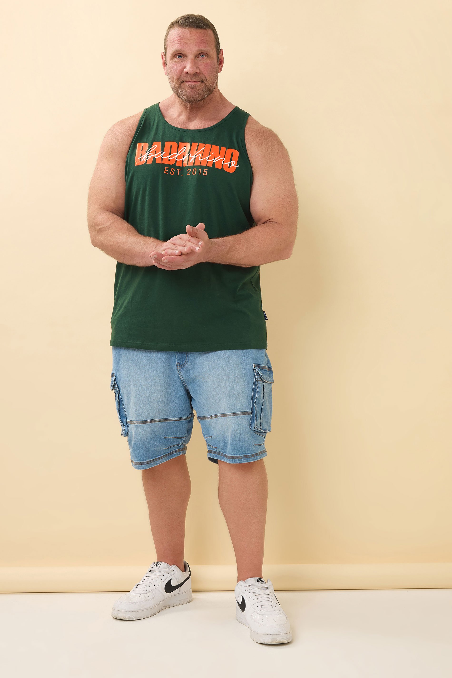 BadRhino Big & Tall 2 PACK Black & Green Scripted Vest | BadRhino 3