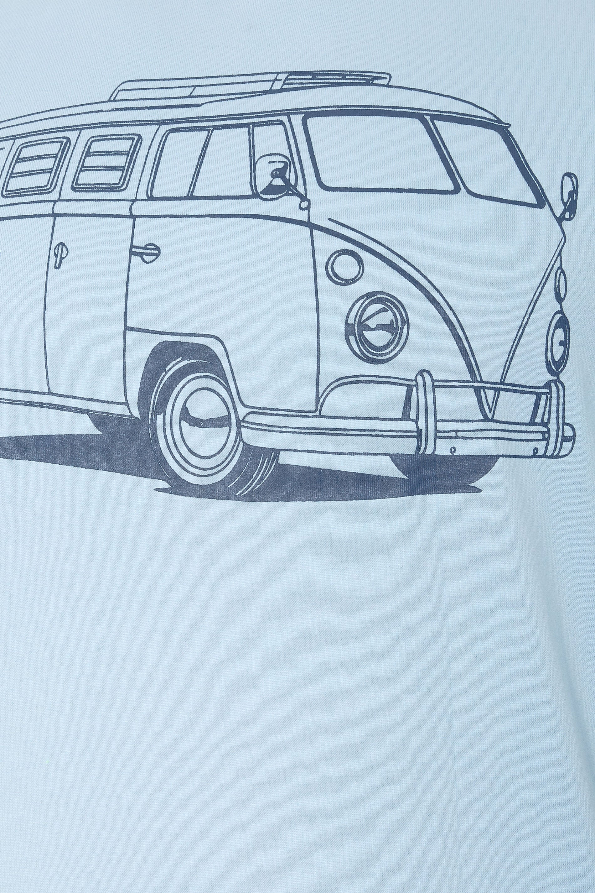 BadRhino Big & Tall Blue Extra Long Campervan Graphic T-Shirt | BadRhino 7