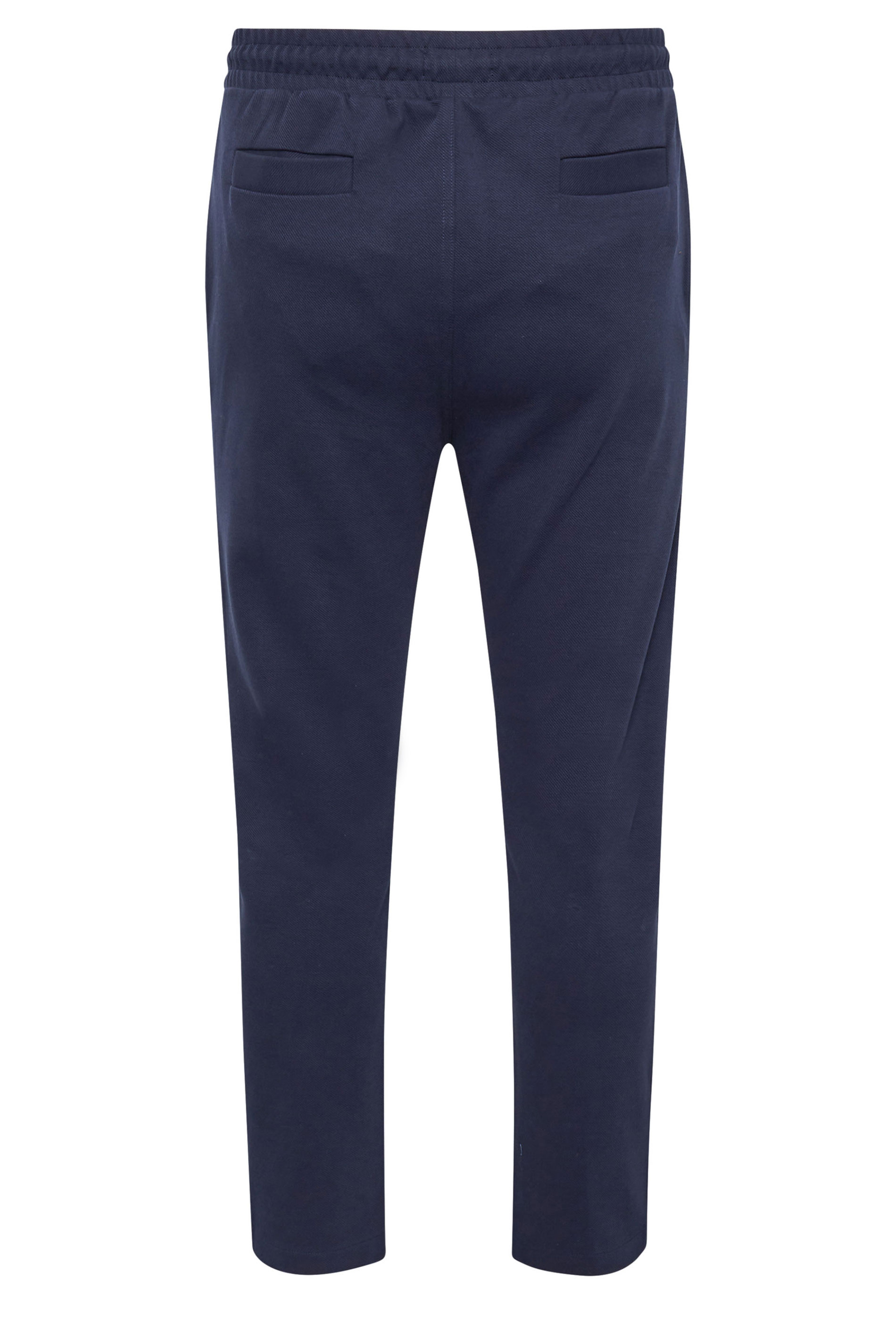 BadRhino Big & Tall Navy Blue Textured Jersey Joggers | BadRhino 7