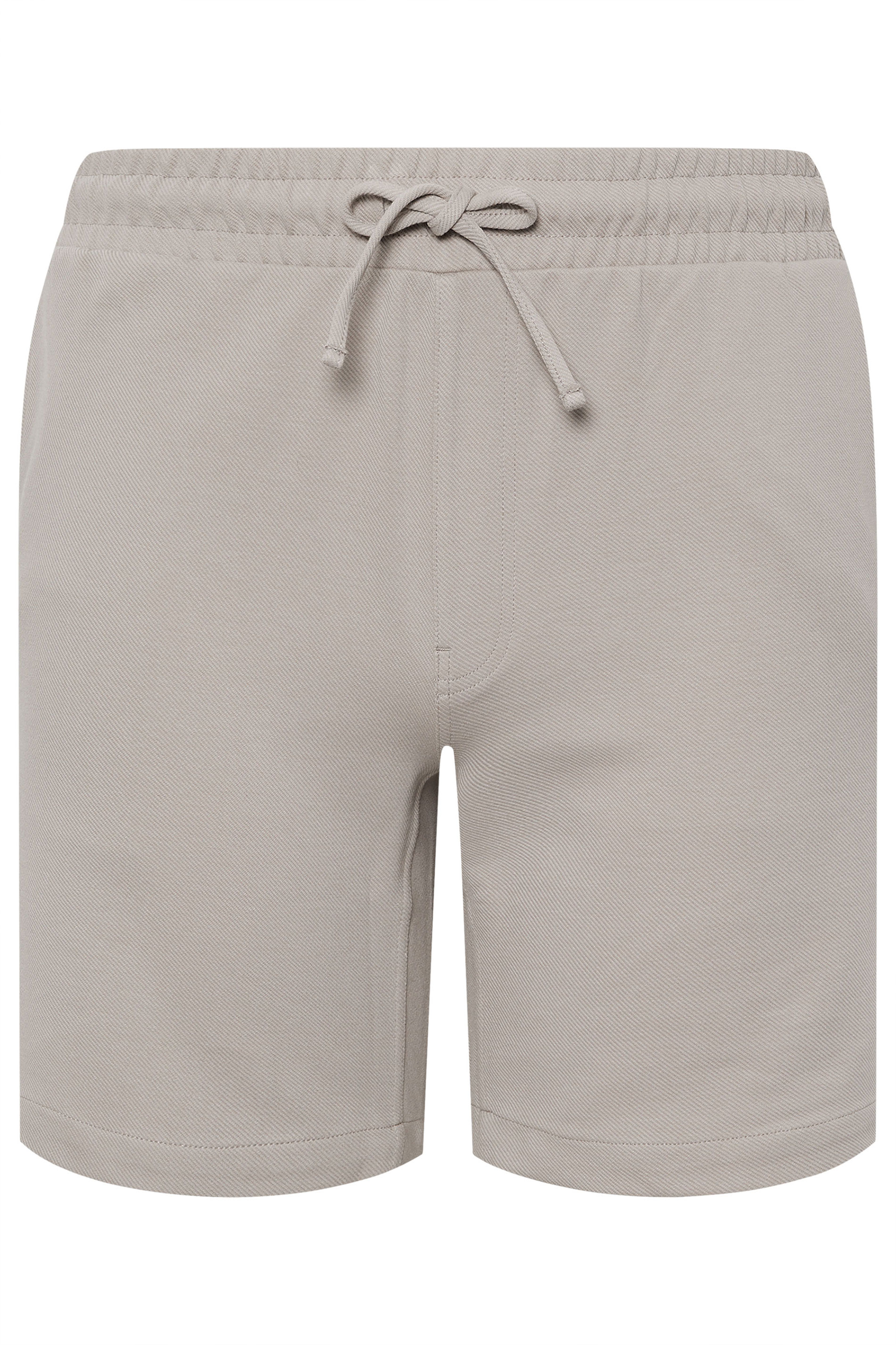 BadRhino Big & Tall  Natural Brown Textured Jersey Shorts | BadRhino 4