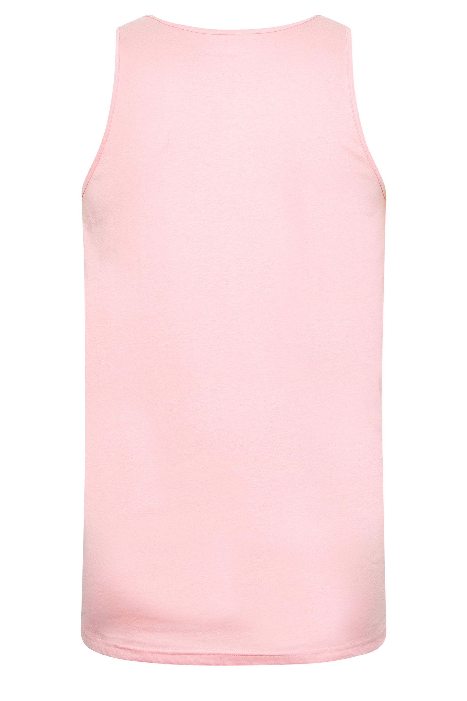 BadRhino Big & Tall Light Pink Vest Top | BadRhino 7