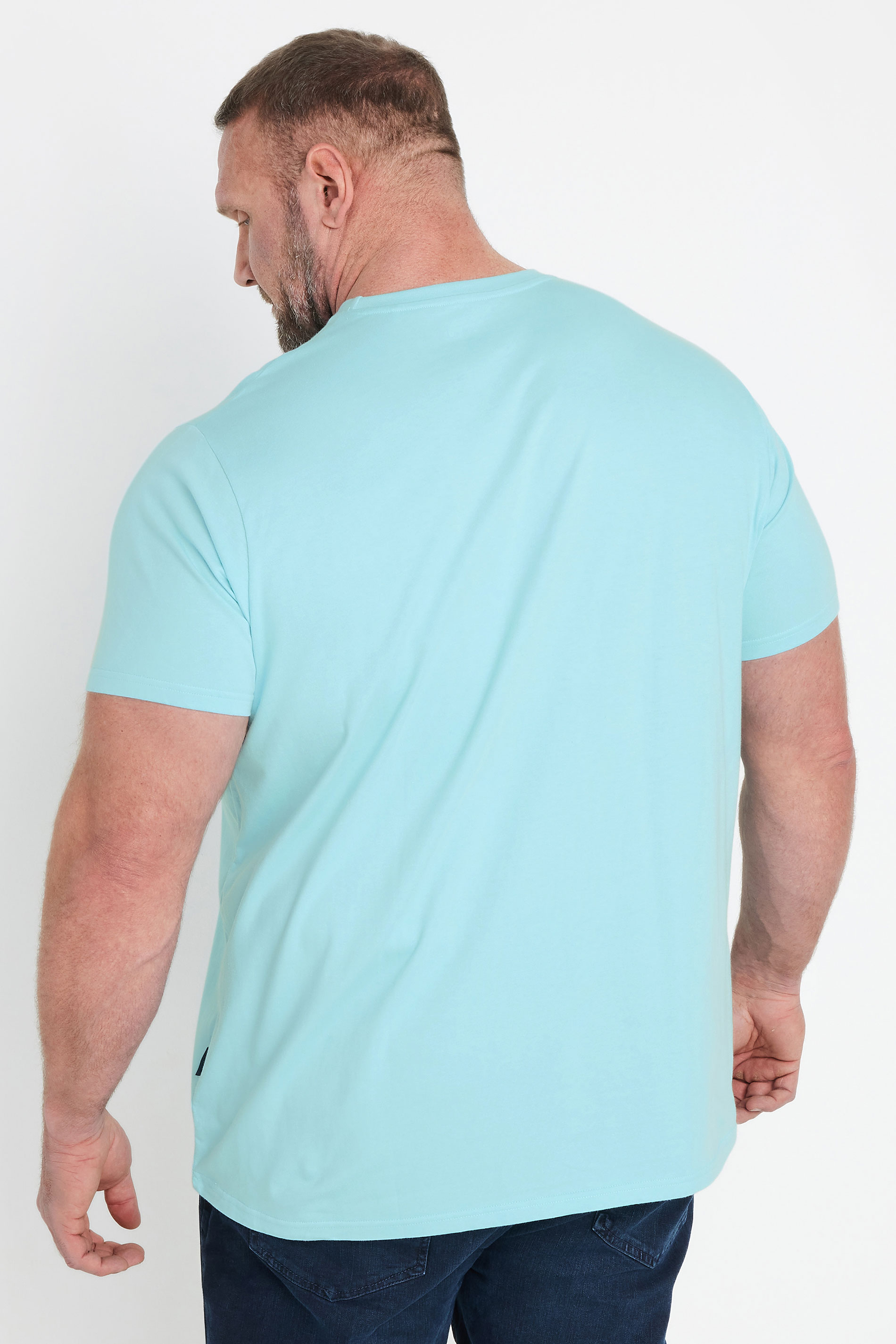 BadRhino Big & Tall 5 PACK Light Blue & Light Green Core T-Shirts | BadRhino  5