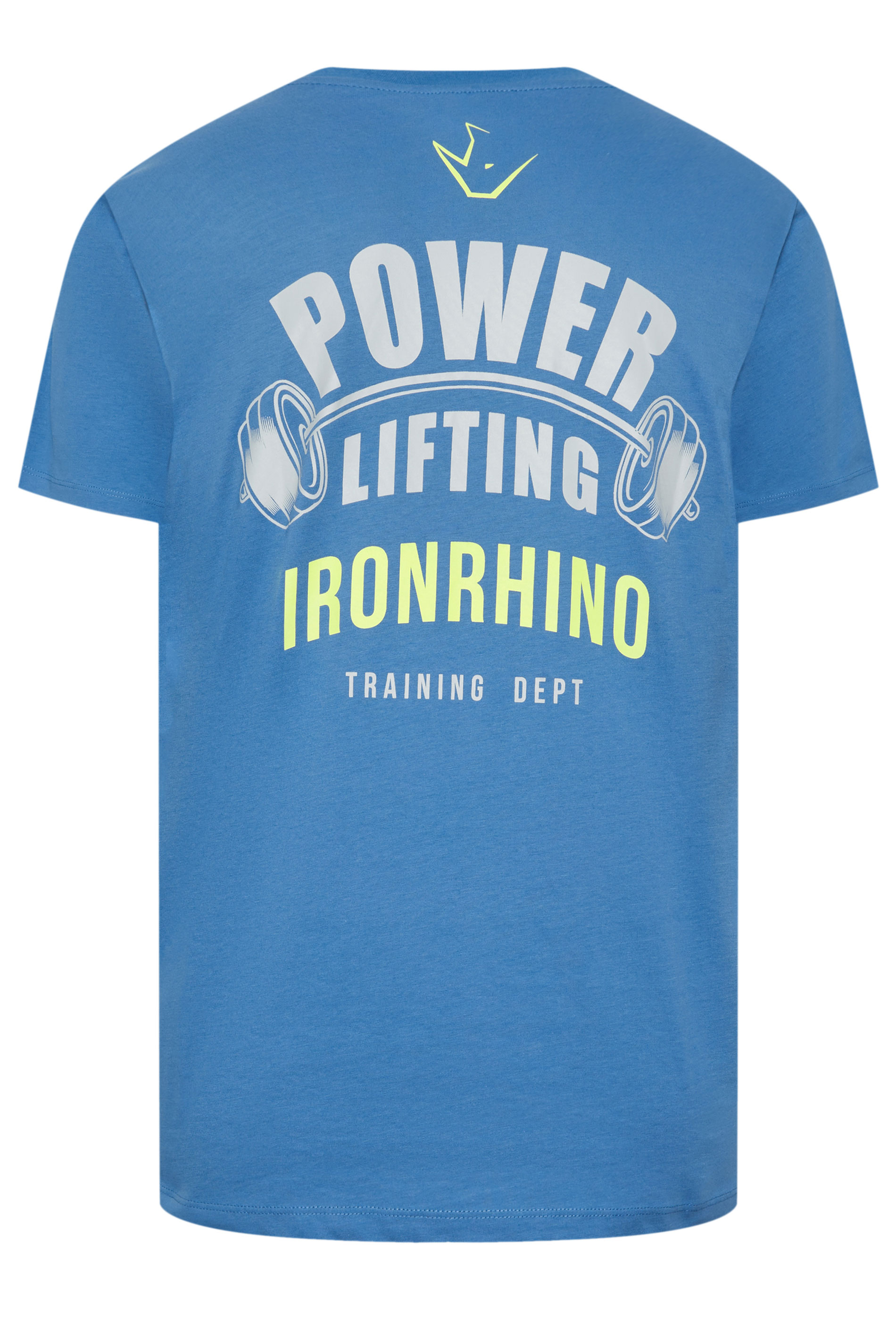 IronRhino Big & Tall Blue 'Power Lifting' T-Shirt | BadRhino 6