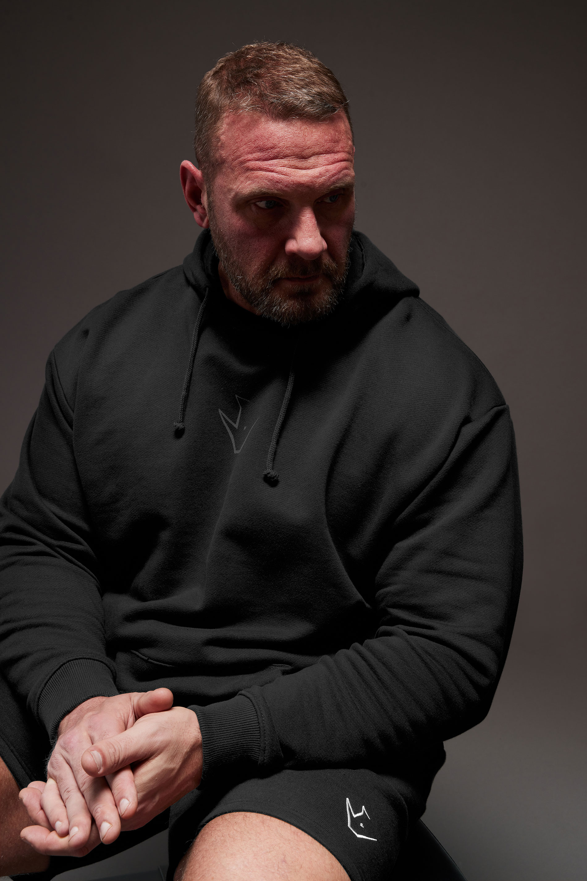 IronRhino Big & Tall Black 'Training Dept' Hoodie | BadRhino 1