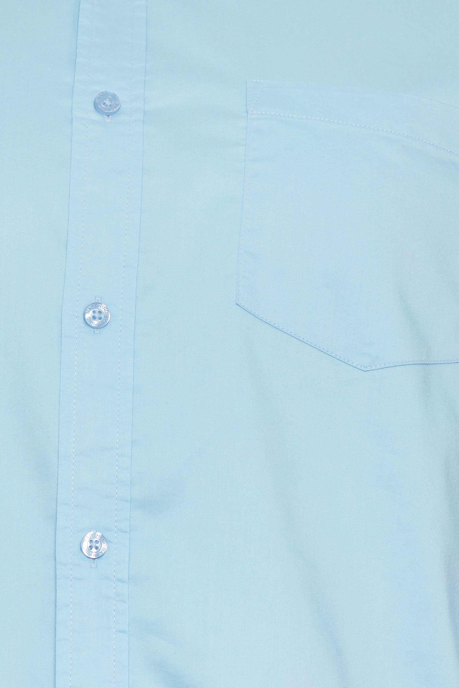 BadRhino Big & Tall Light Blue Stretch Long Sleeve Shirt | BadRhino 5