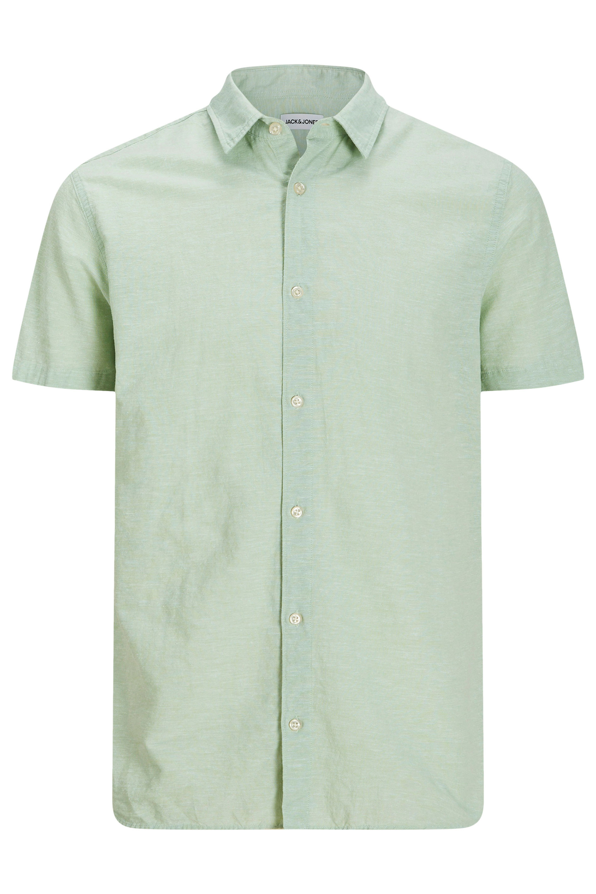JACK & JONES Big & Tall Green Short Sleeve Shirt | BadRhino 2