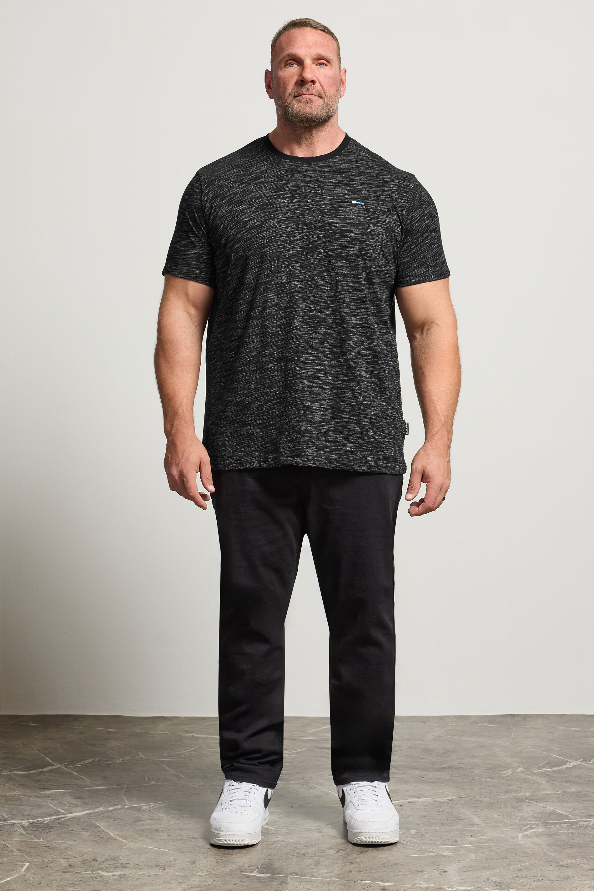 BadRhino Big & Tall Black Slub T-Shirt | BadRhino 2