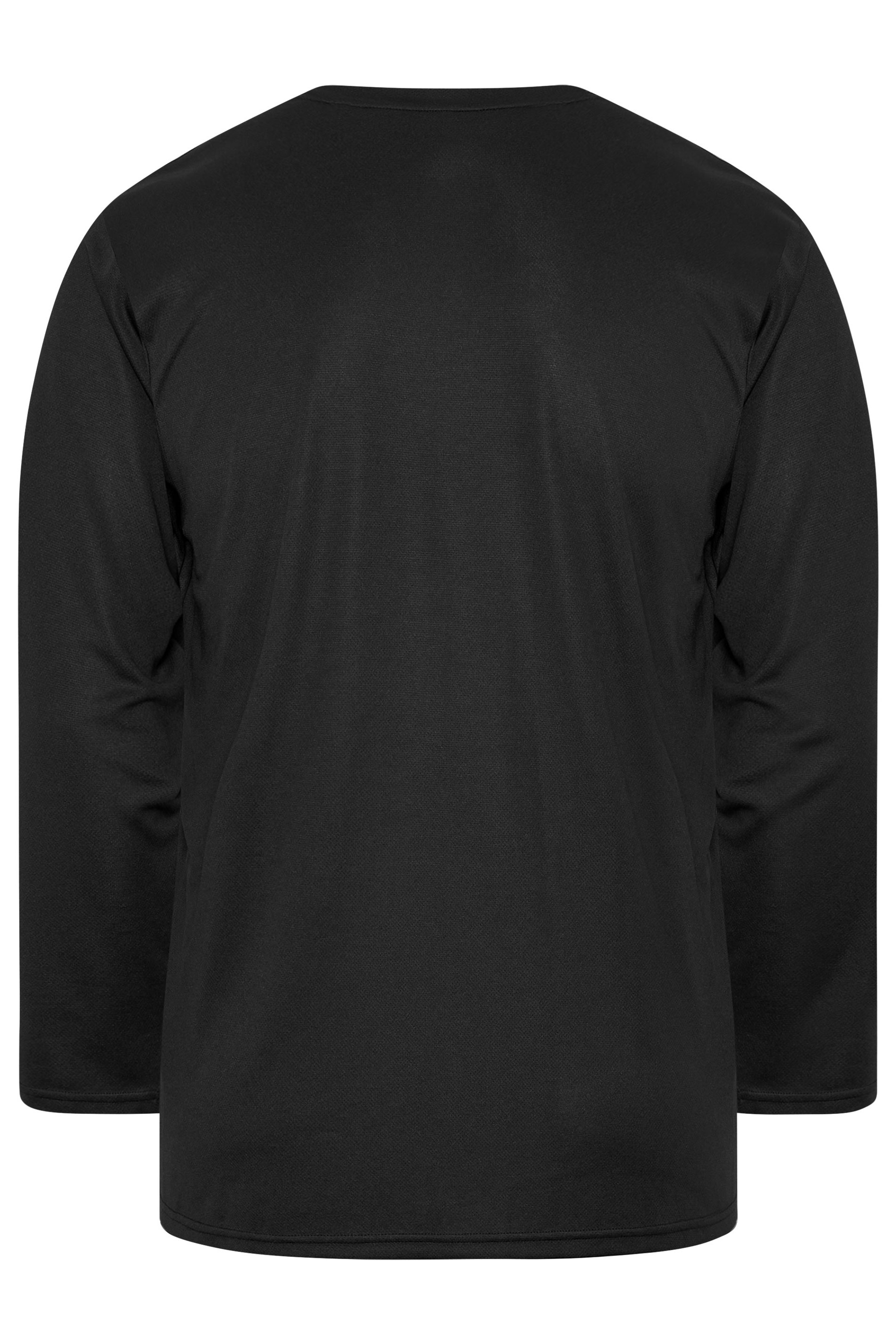 IronRhino Big & Tall Black Performance Long Sleeve T-Shirt | BadRhino 6