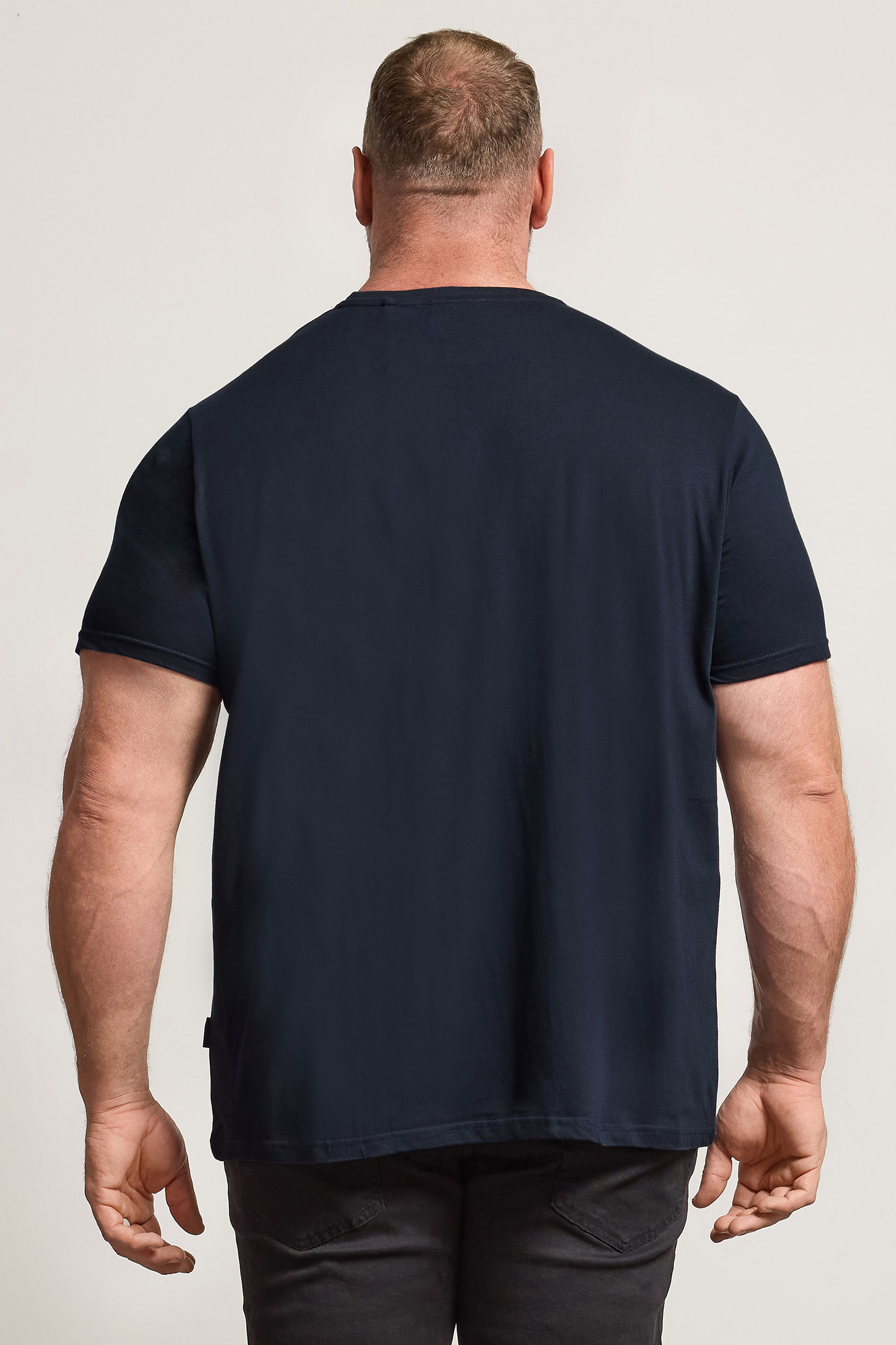 BadRhino Big & Tall Navy Blue Superman Graphic Print T-Shirt | BadRhino 3