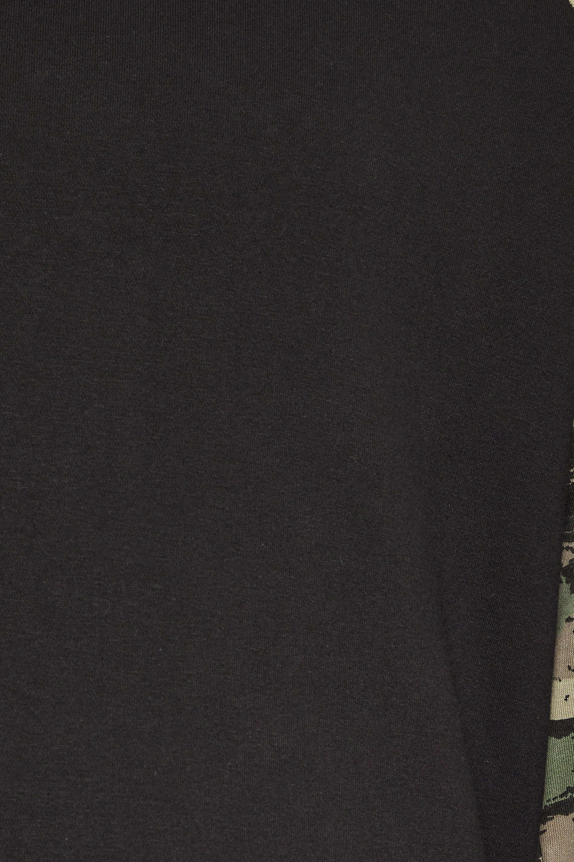 BadRhino Big & Tall Black & Green Camo Sleeve Raglan Sweatshirt | BadRhino 3