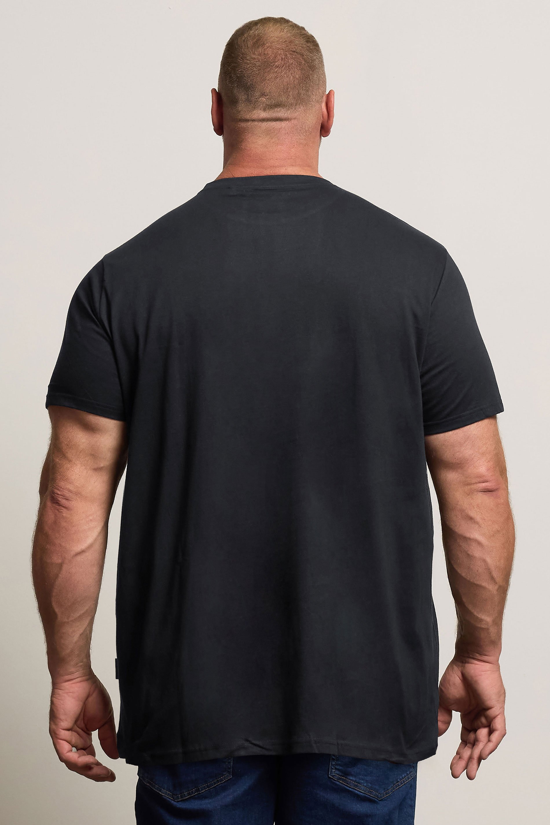 BadRhino Big & Tall 5 PACK Black Extra Long Core T-Shirts | BadRhino 4