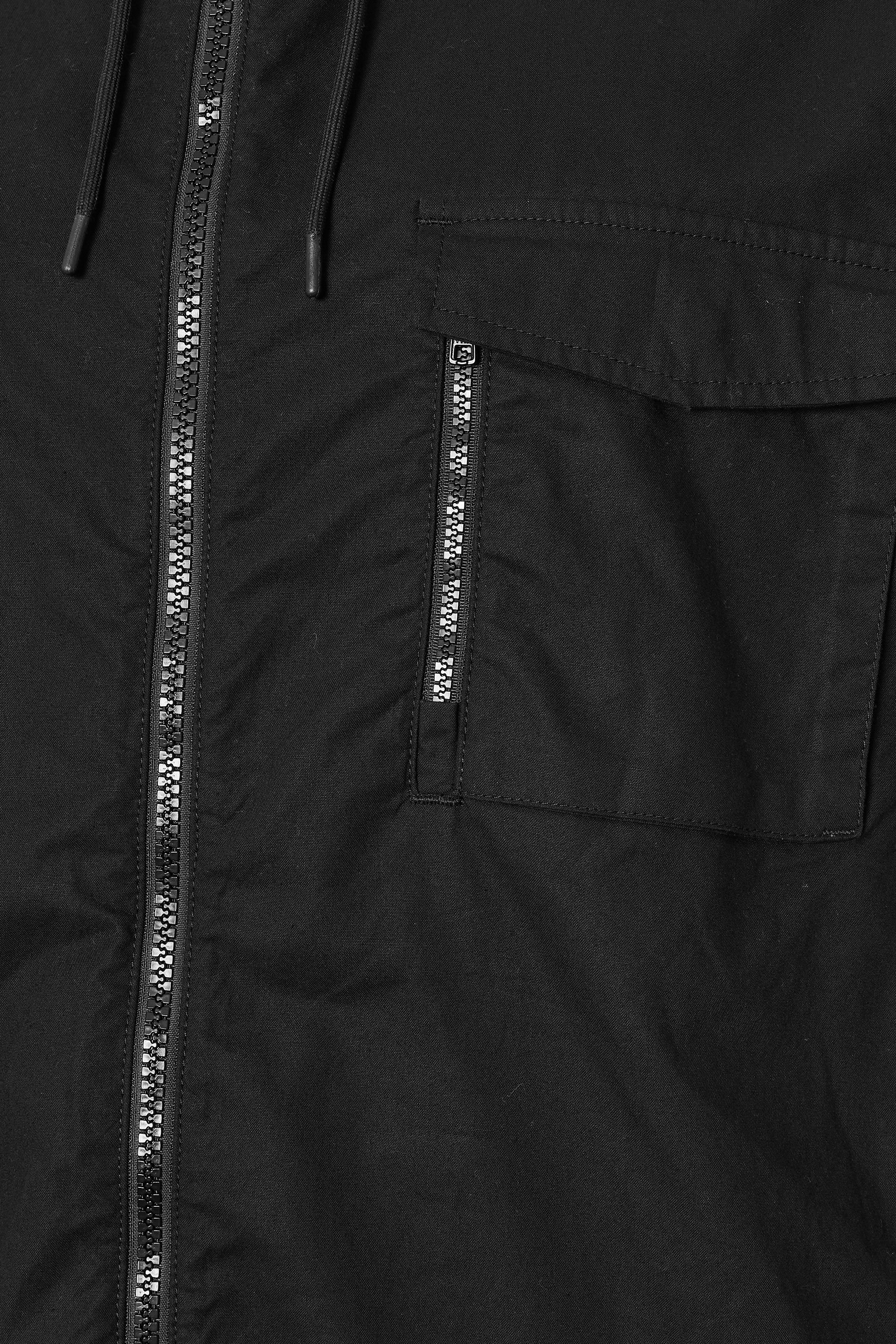 BadRhino Big & Tall Black Canvas Hooded Jacket | BadRhino 7