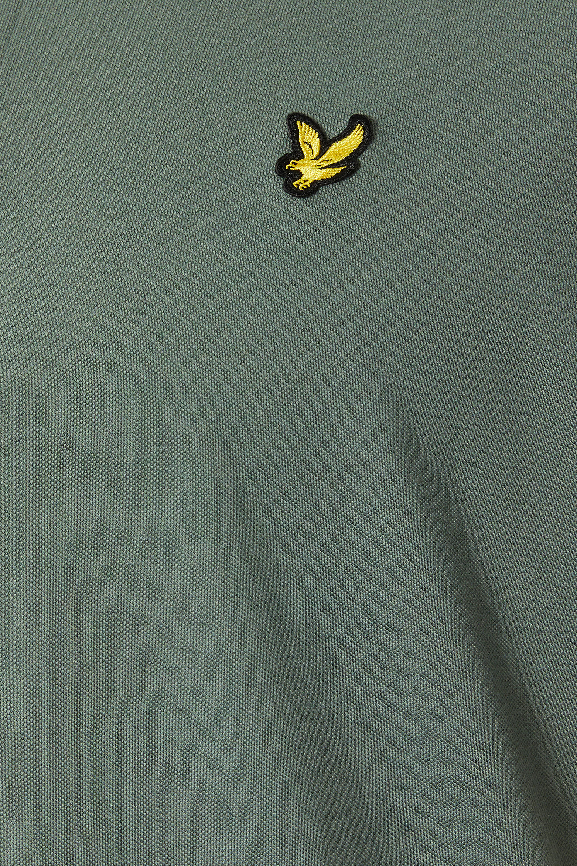 LYLE & SCOTT Big & Tall Green Half Tipped Polo Shirt | BadRhino 2