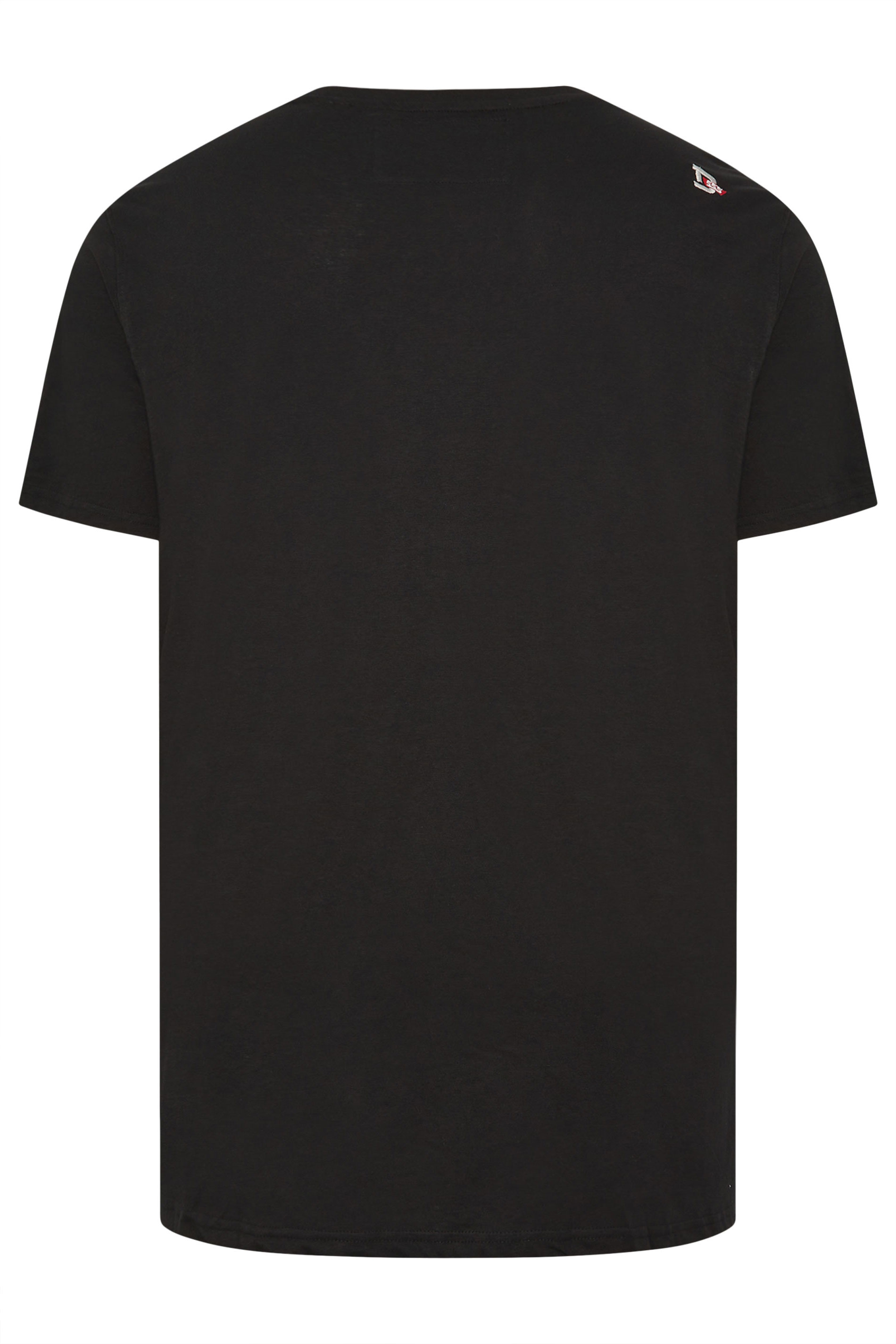 D555  Big & Tall Black Tokyo T-Shirt | BadRhino 2