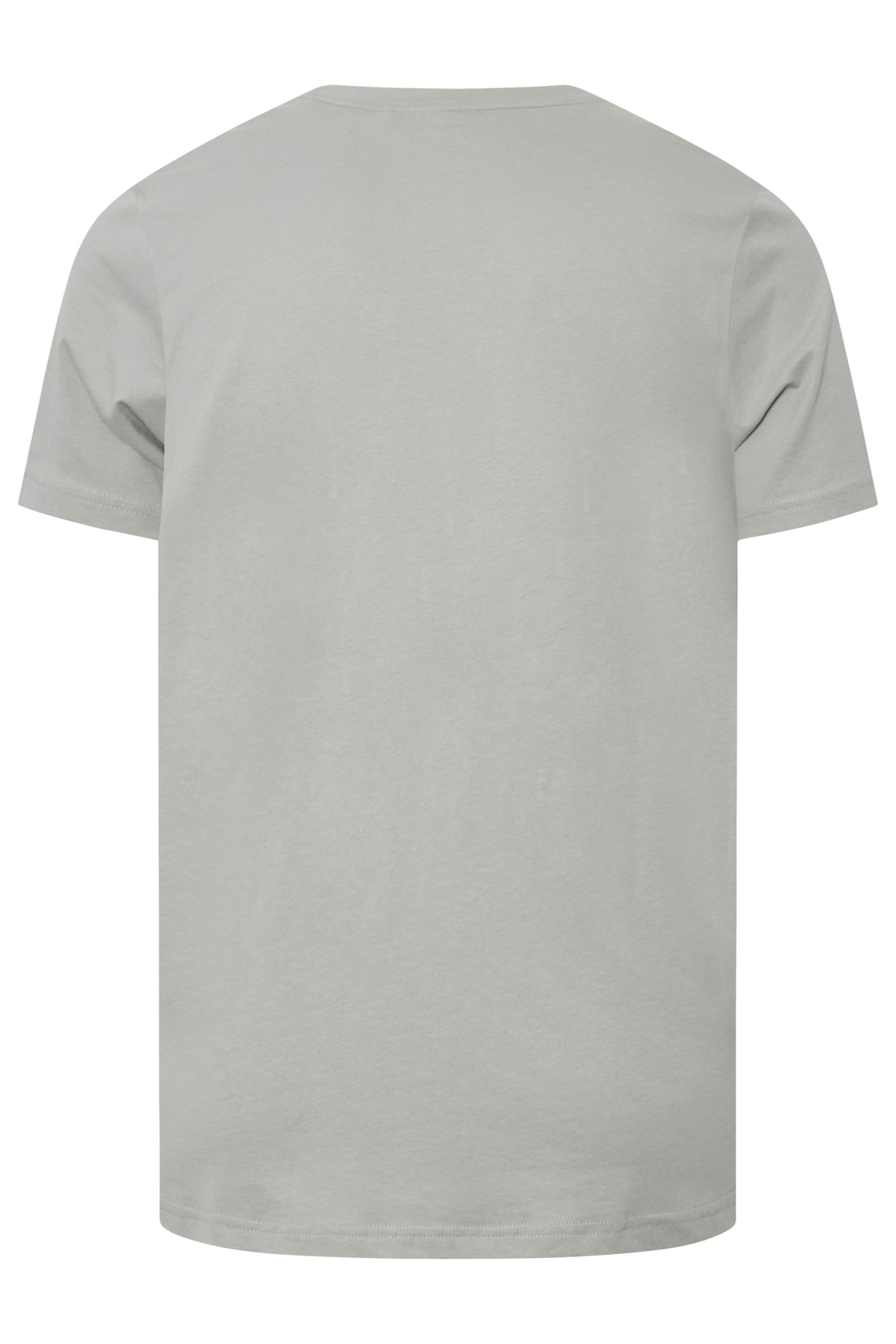 LAMBRETTA Big & Tall Grey Chevron Target T-Shirt | BadRhino 4