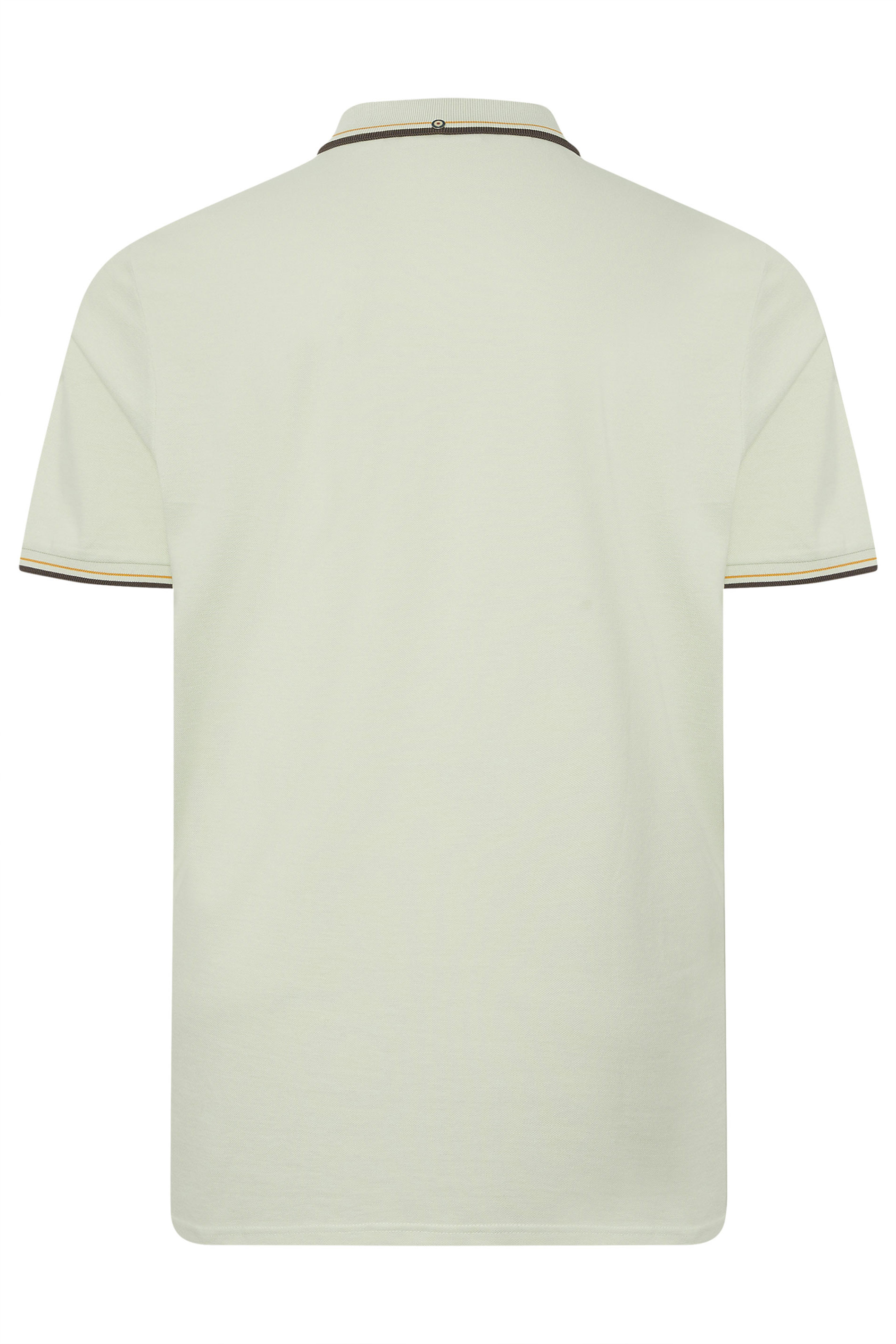 Ben Sherman Big & Tall Green Signature Pique Polo Shirt | BadRhino 4