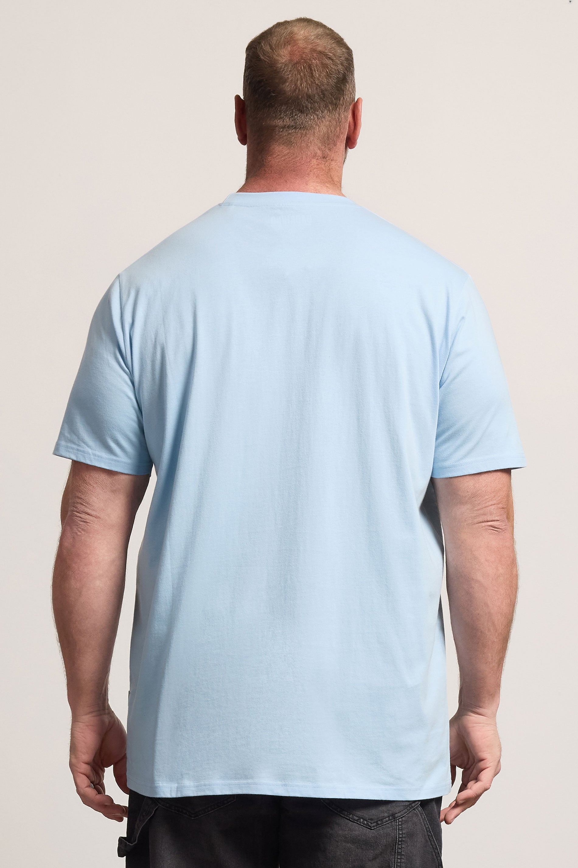 BadRhino Big & Tall Blue Extra Long Campervan Graphic T-Shirt | BadRhino 2