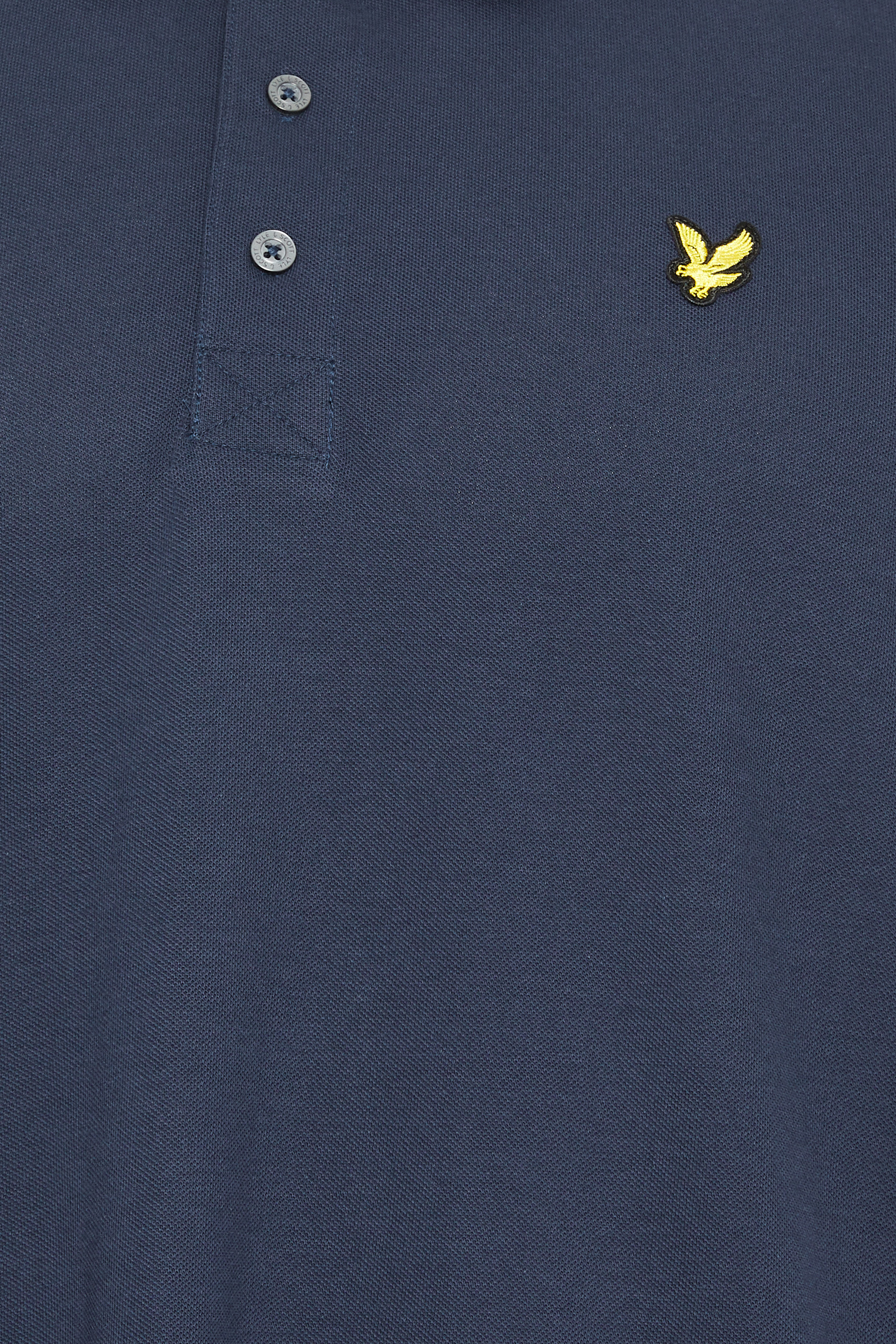 LYLE & SCOTT Big & Tall Navy Blue Tipped Polo Shirt | BadRhino 4