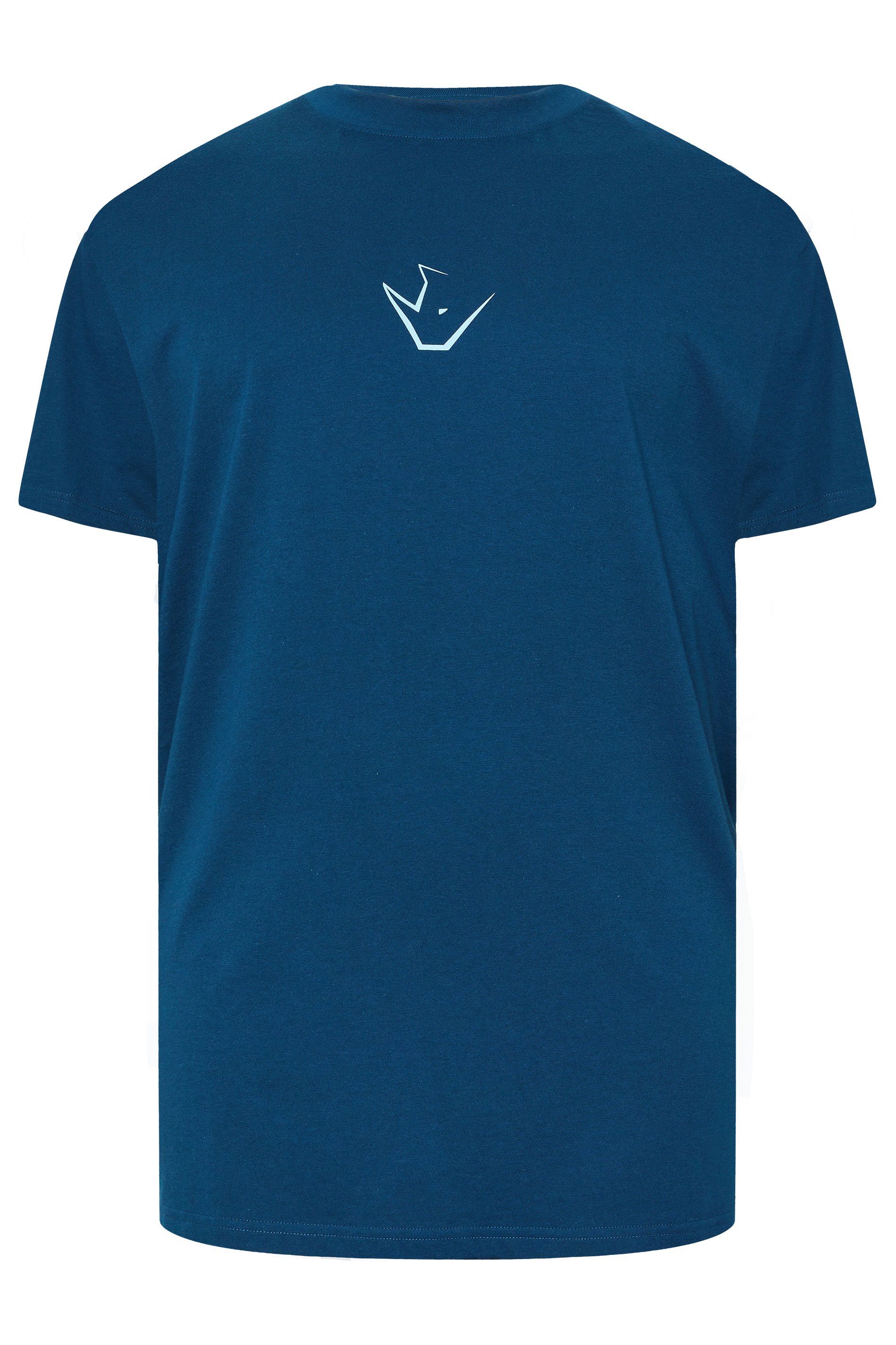 IronRhino Big & Tall Navy Blue Powerhouse T-Shirt | BadRhino 1