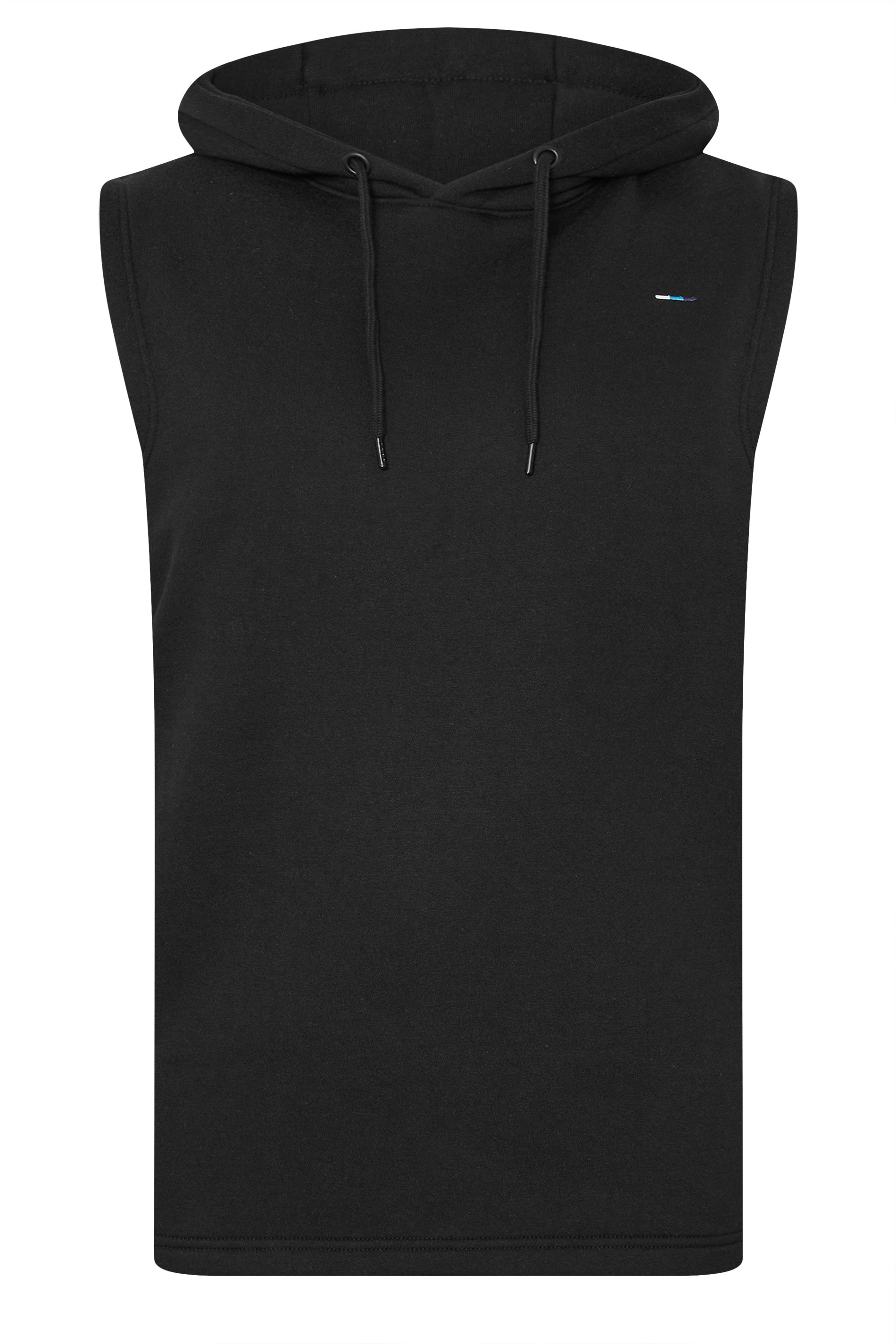 BadRhino Big & Tall Black Sleeveless Hoodie | BadRhino 5