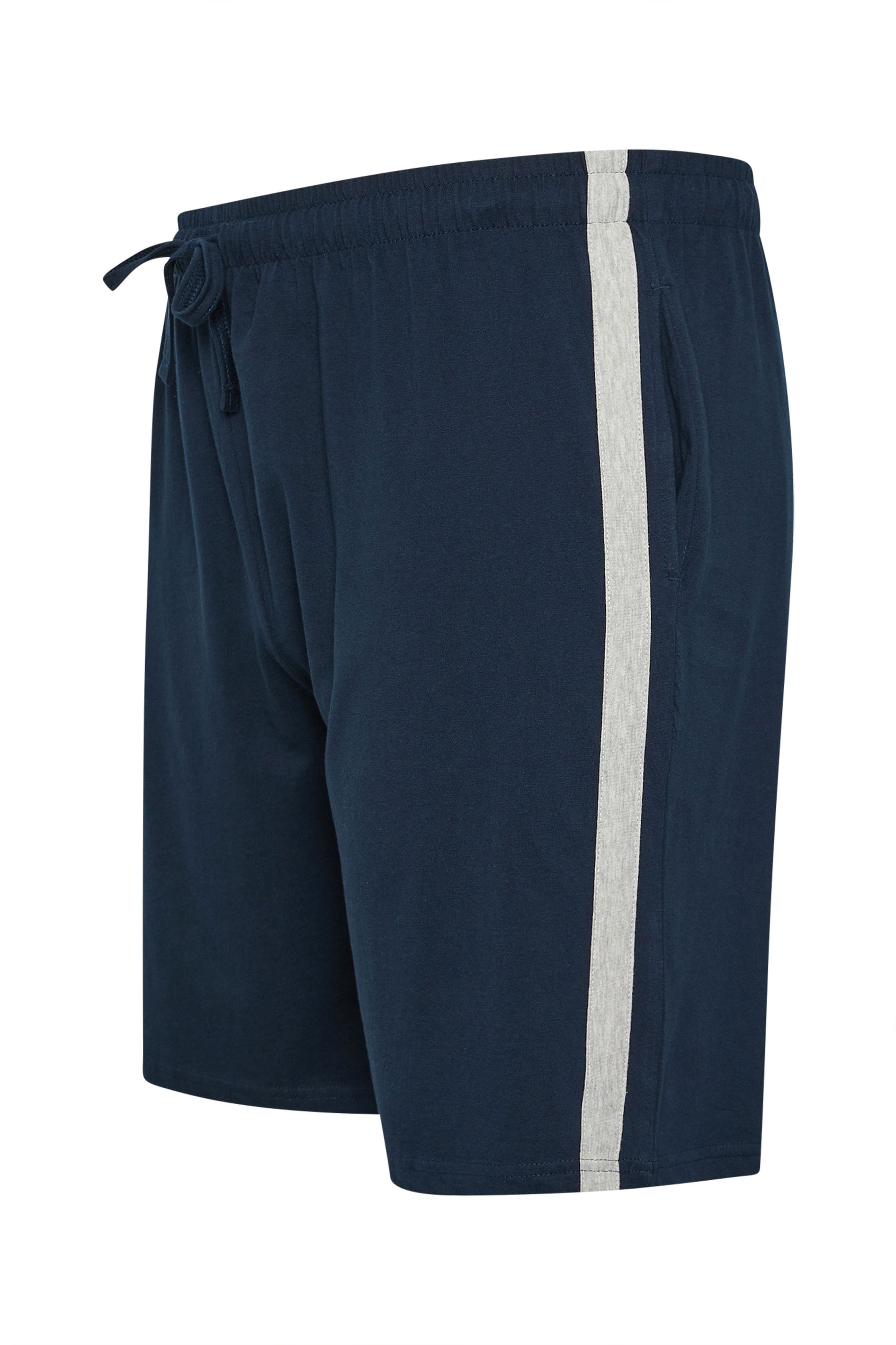 BadRhino Big & Tall Navy Blue Lightweight Lounge Shorts | BadRhino 7