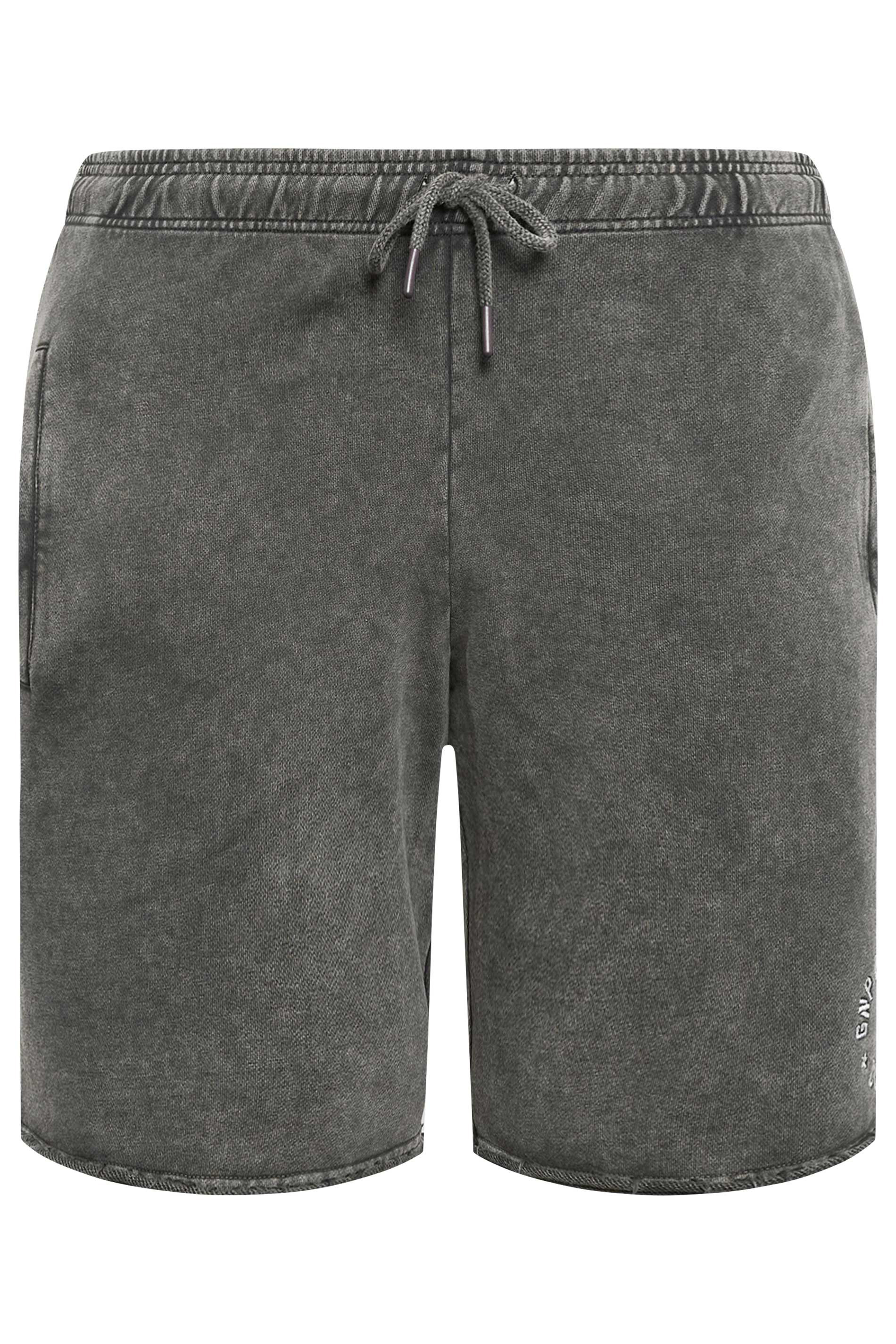 GNP Big & Tall Grey Logo Shorts | BadRhino 7
