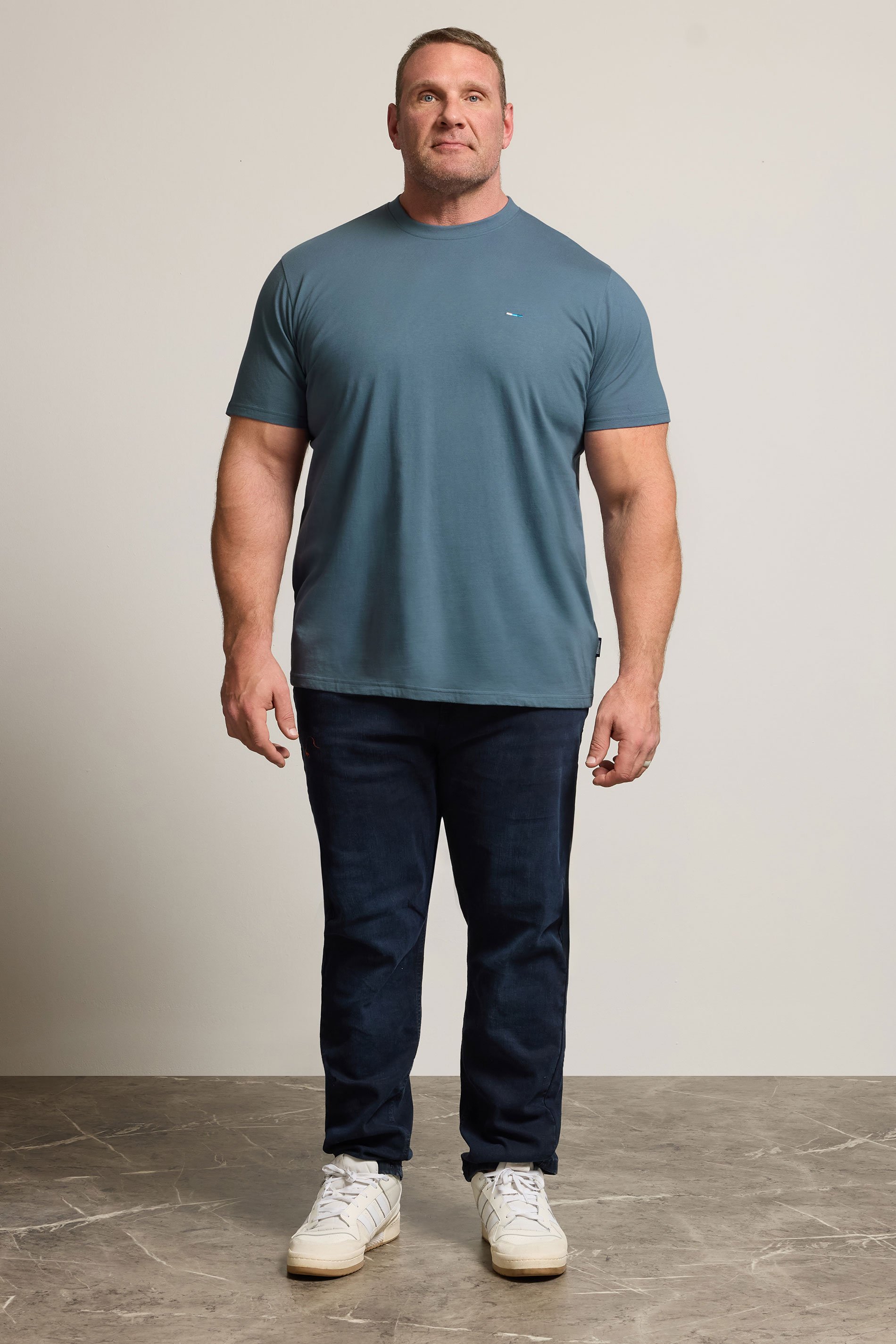 BadRhino Big & Tall Petrol Blue Core T-Shirt | BadRhino 2