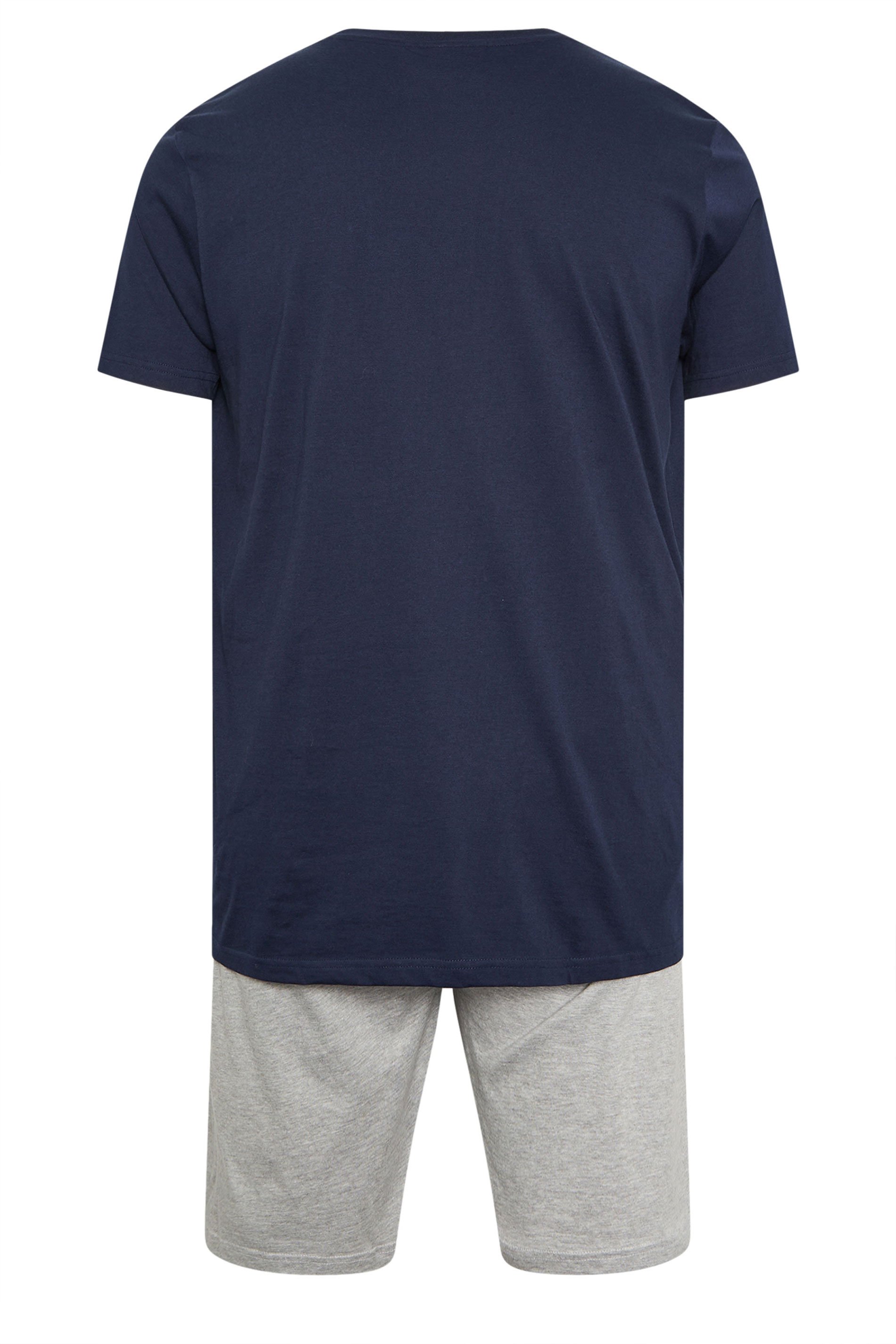 BadRhino Big & Tall Navy Blue Superman Pyjama Set 7