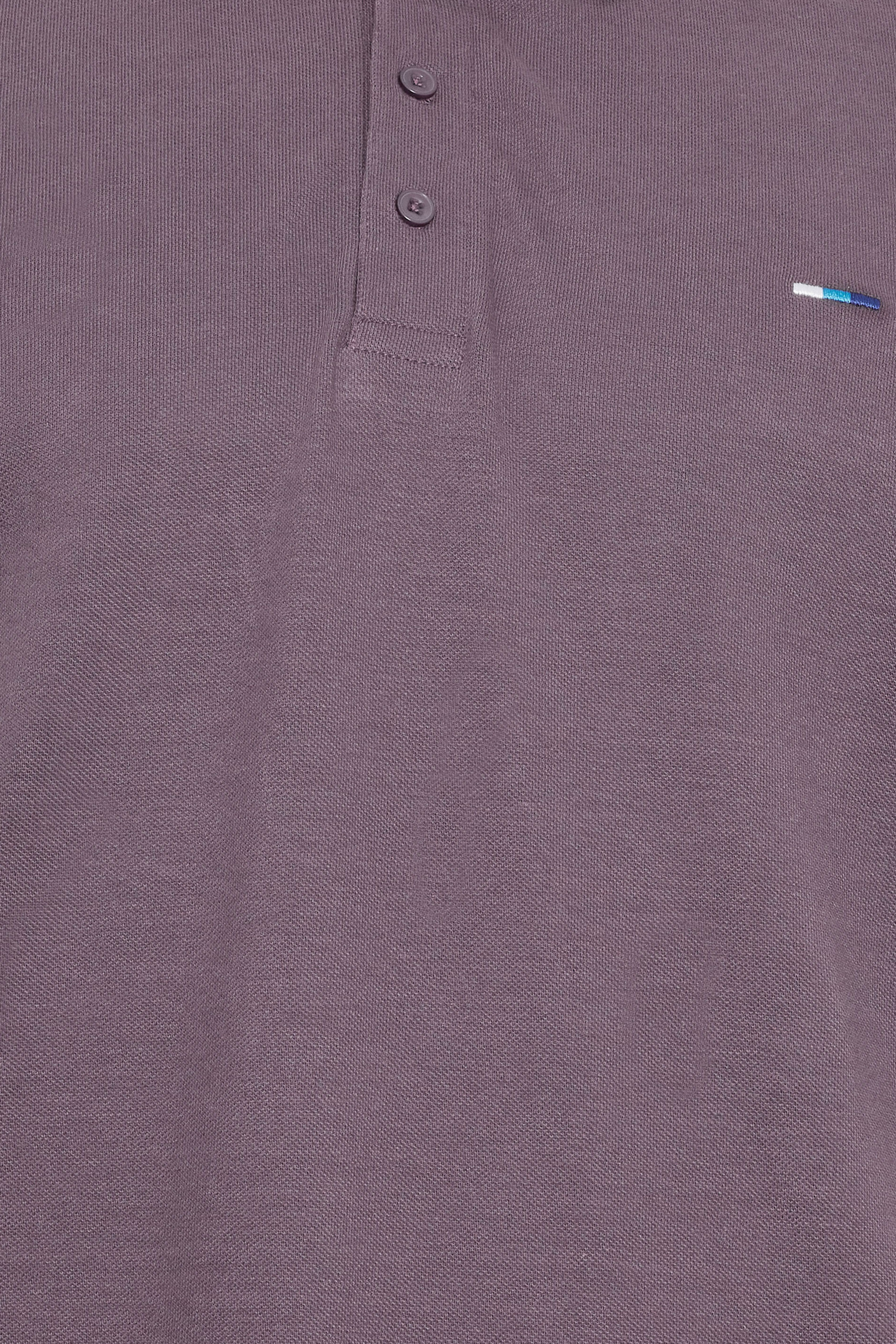 BadRhino Big & Tall Plum Purple Extra Long Core Polo Shirt | BadRhino 2