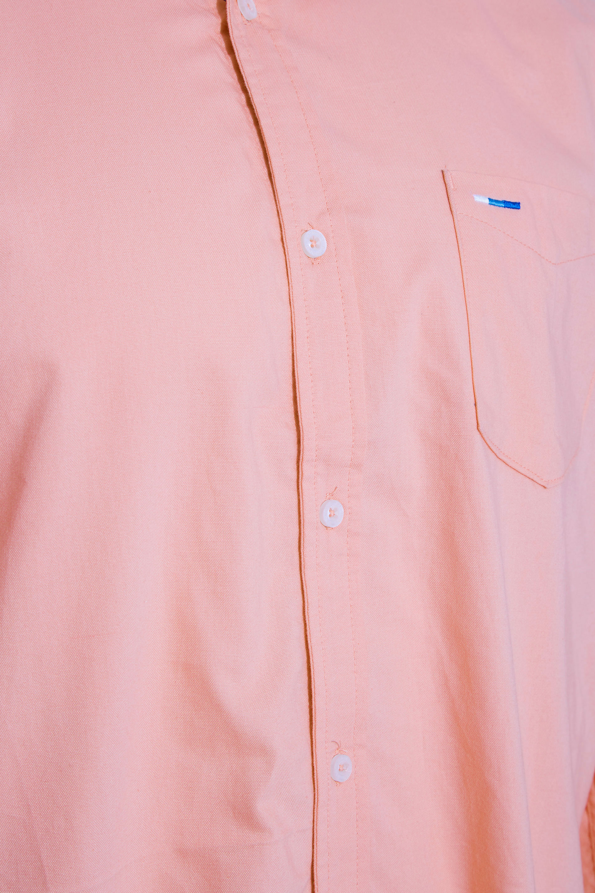 BadRhino Pink Essential Long Sleeve Oxford Shirt | BadRhino 2