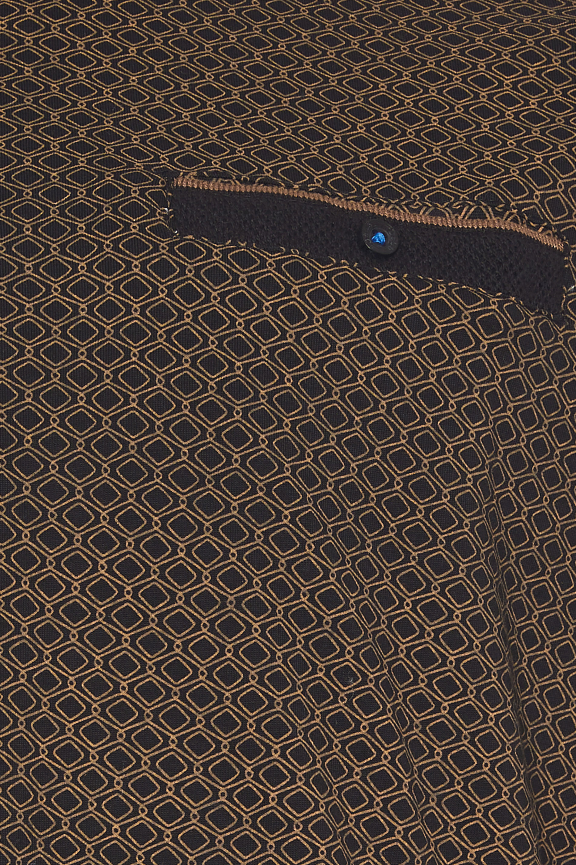 D555 Big & Tall Black Jacquard Polo Shirt | BadRhino 5