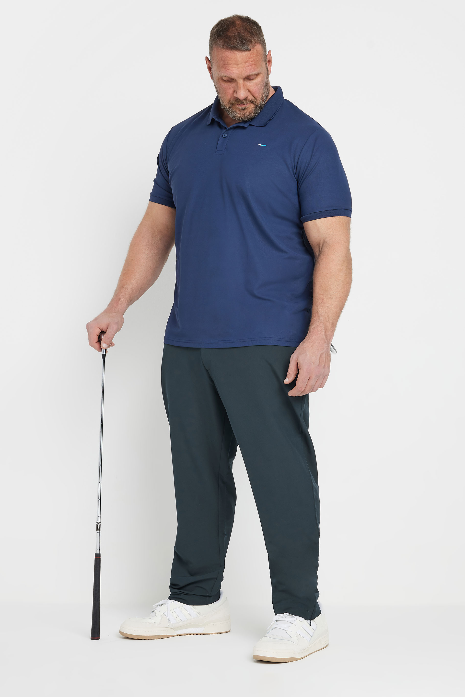 BadRhino Big & Tall Navy Blue Golf Trousers | BadRhino 3