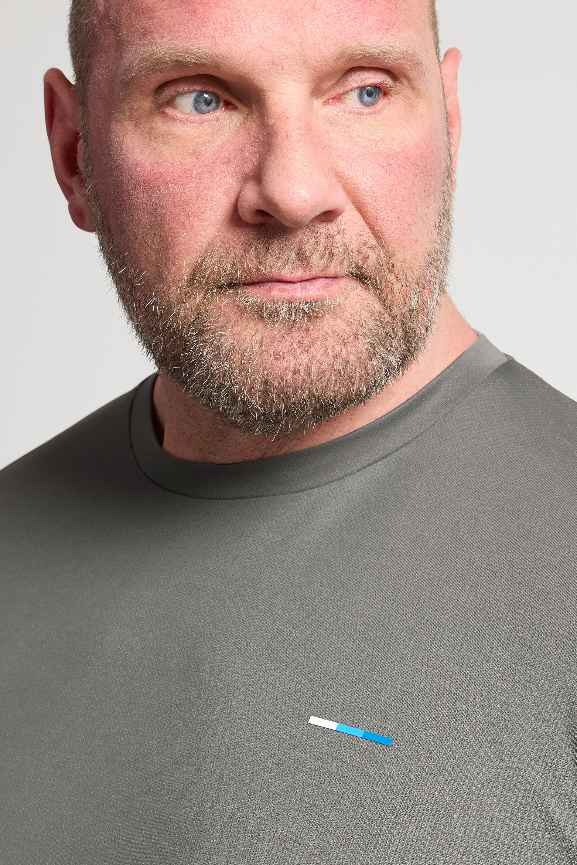 BadRhino Big & Tall Grey Active T-Shirt | BadRhino 4