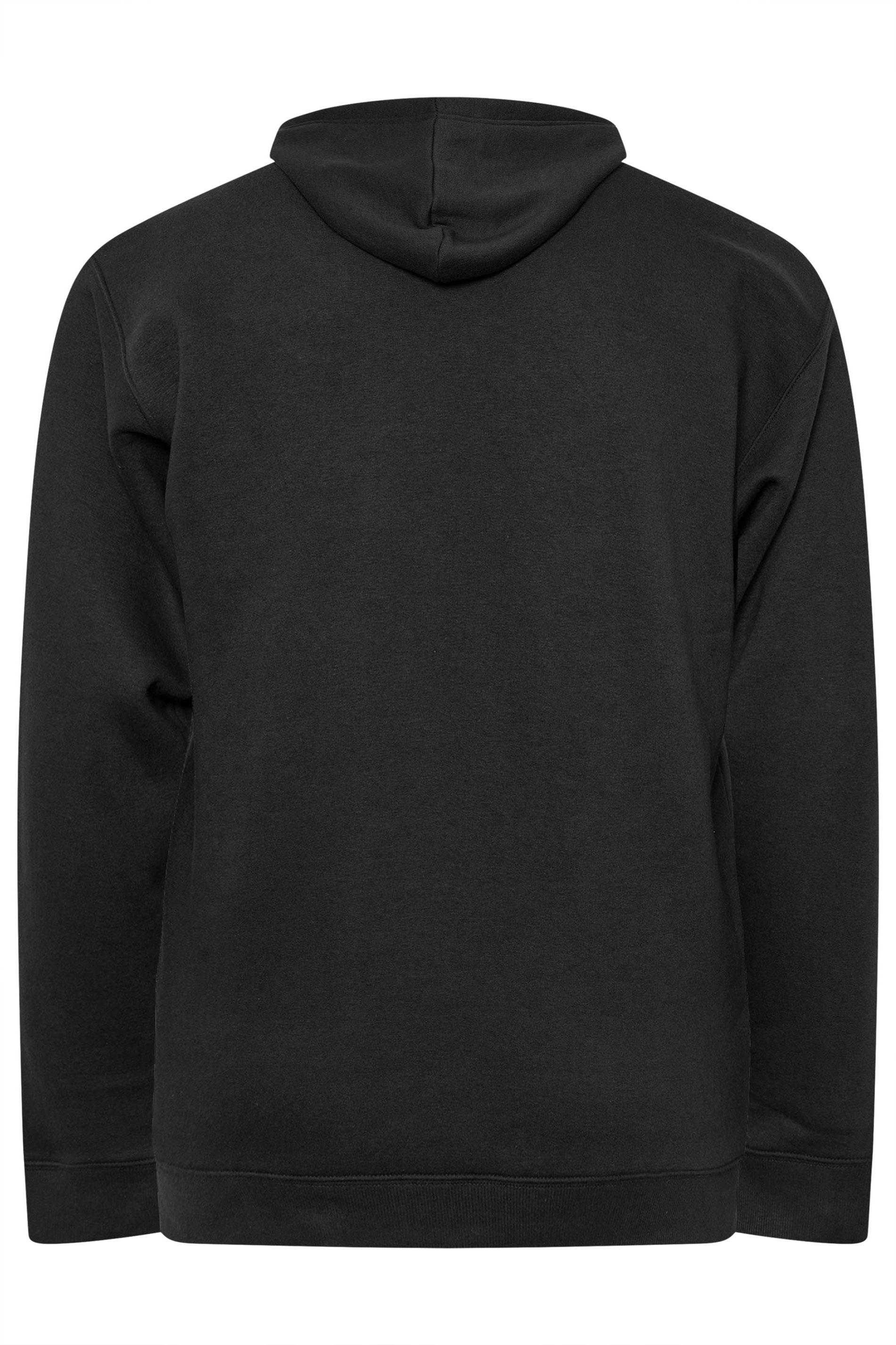 IronRhino Big & Tall Black 'Rest Day' Hoodie | BadRhino 8