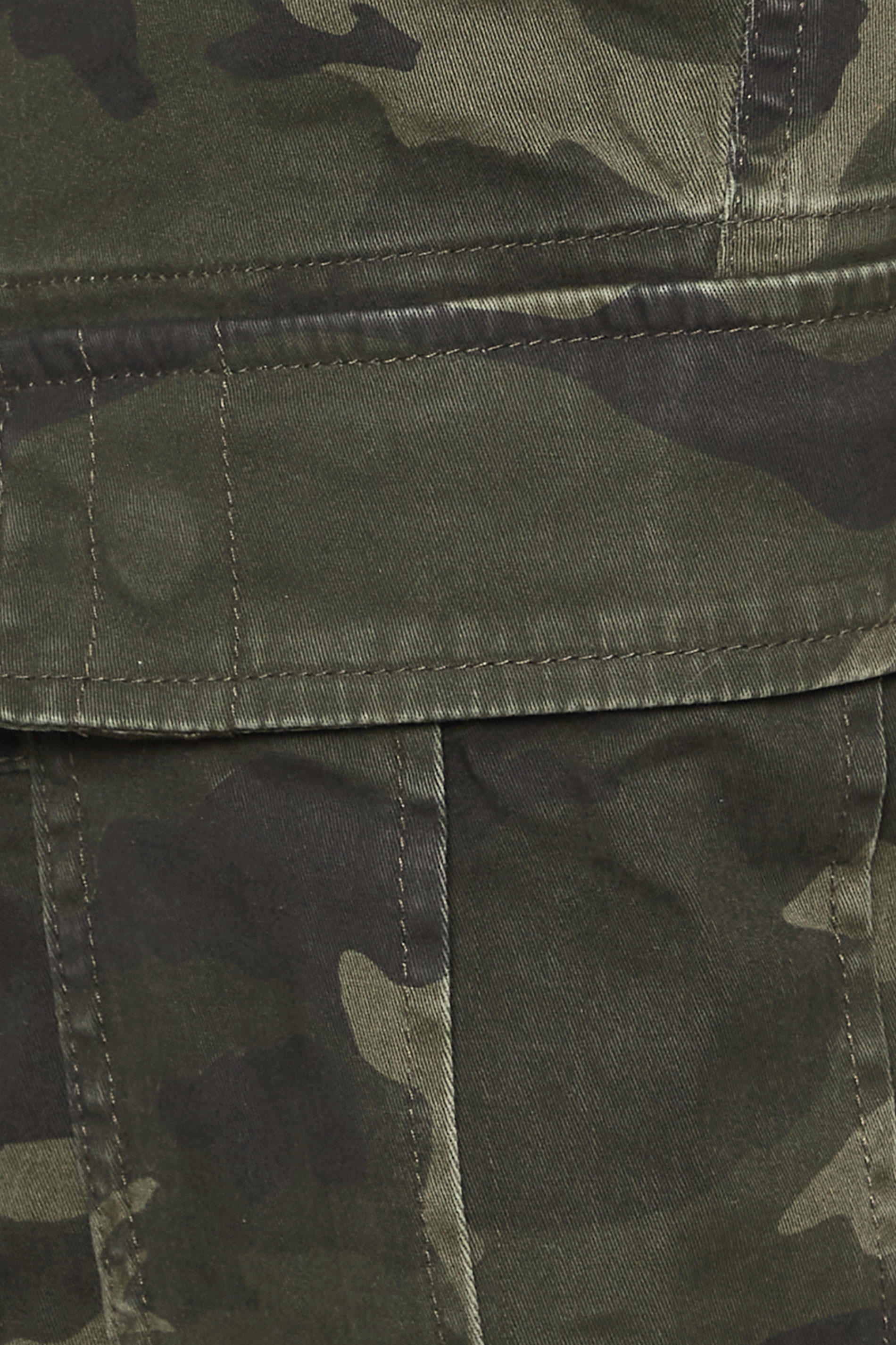 BadRhino Big & Tall Green Camo Print Cargo Trousers | BadRhino 6