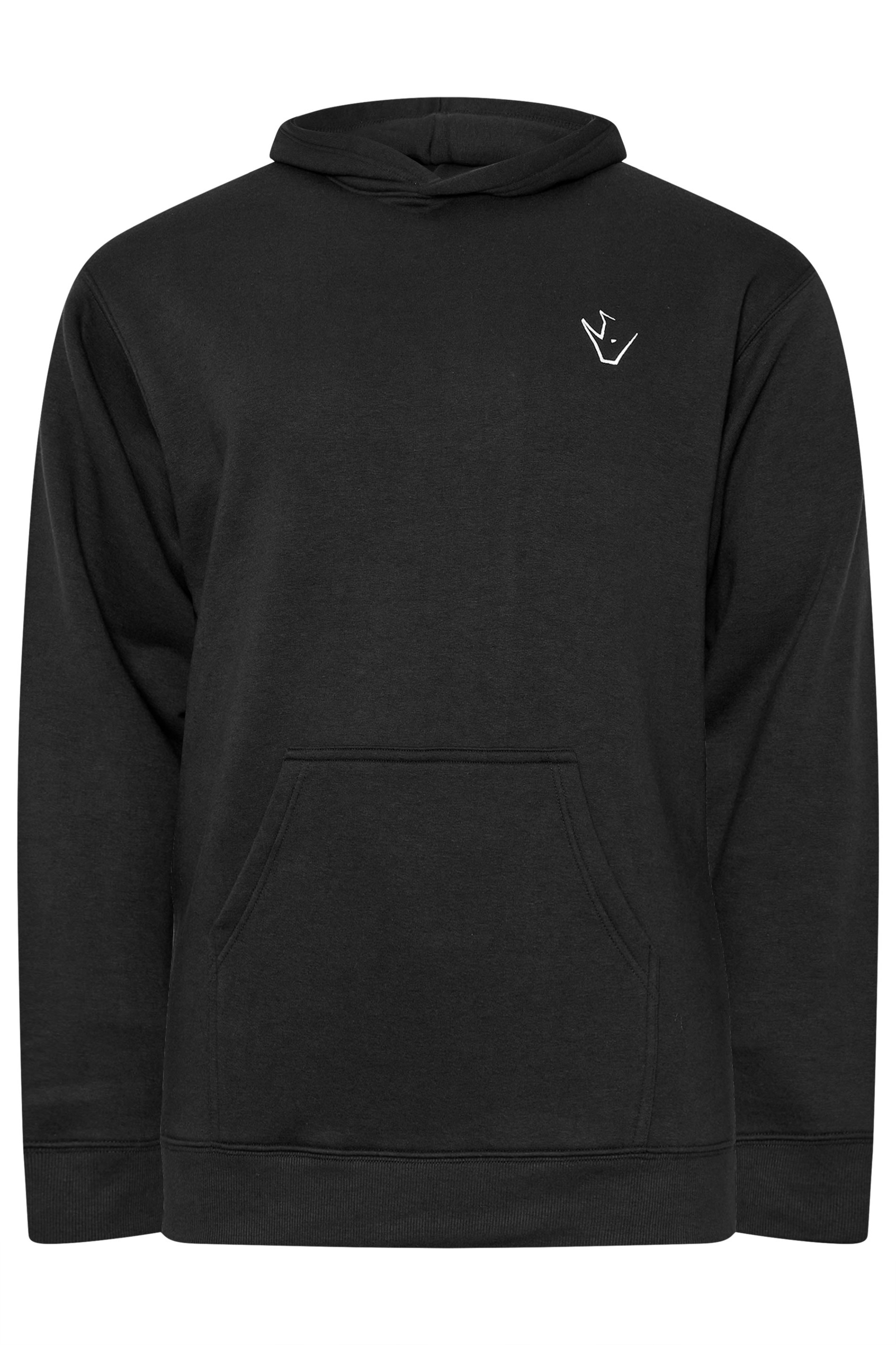 IronRhino Big & Tall Black 'Rest Day' Hoodie | BadRhino 7