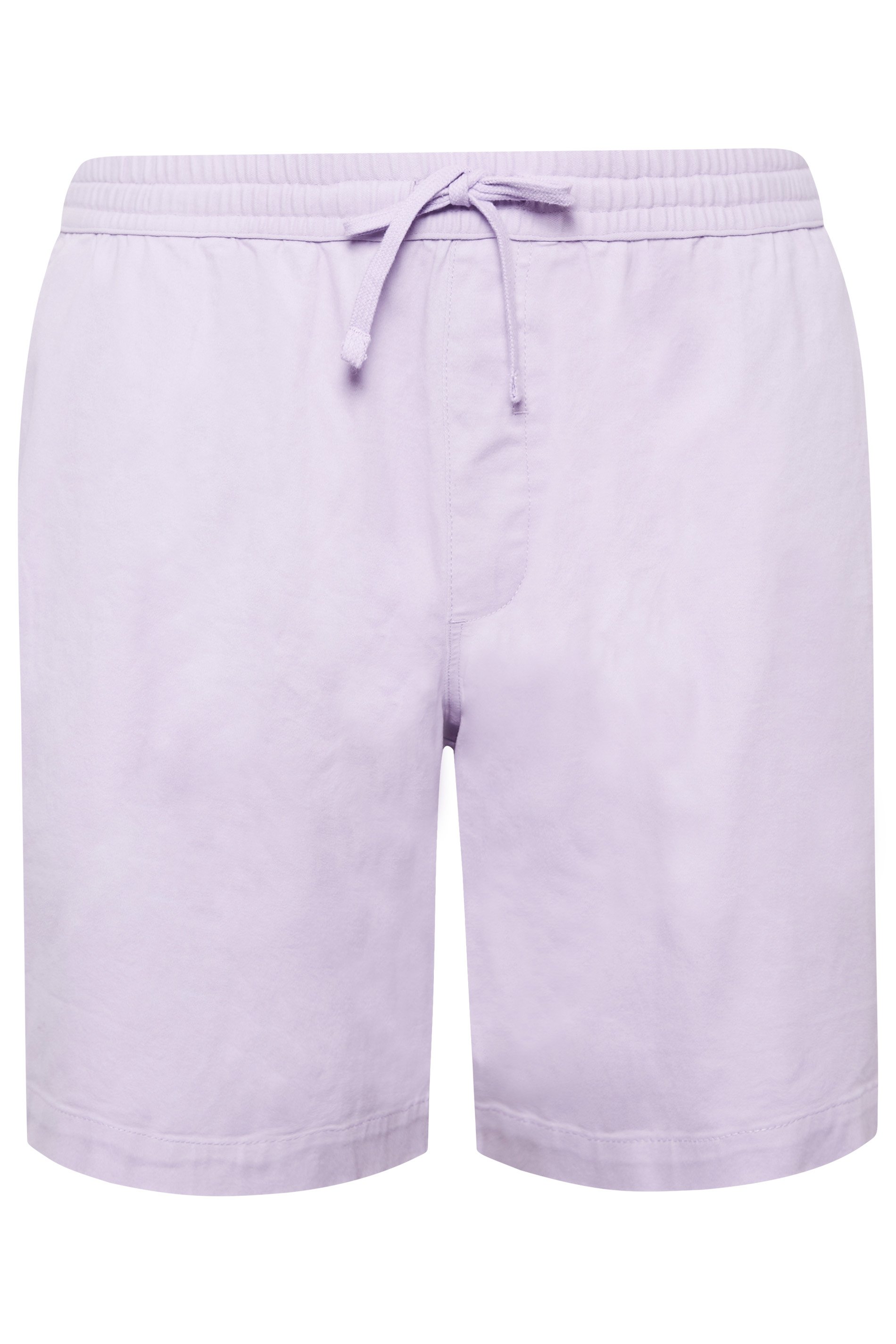 BadRhino Big & Tall Purple Stretch Elasticated Waist Chino Shorts | BadRhino 4
