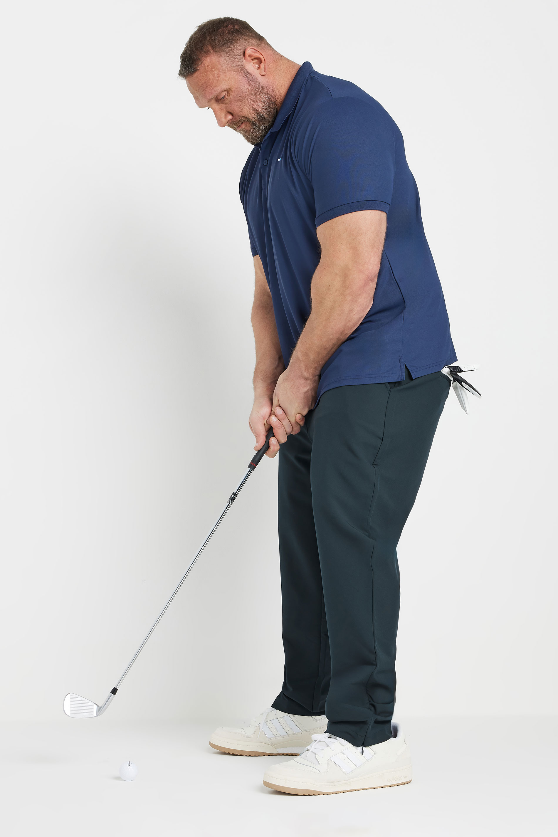 BadRhino Big & Tall Navy Blue Golf Trousers | BadRhino 4