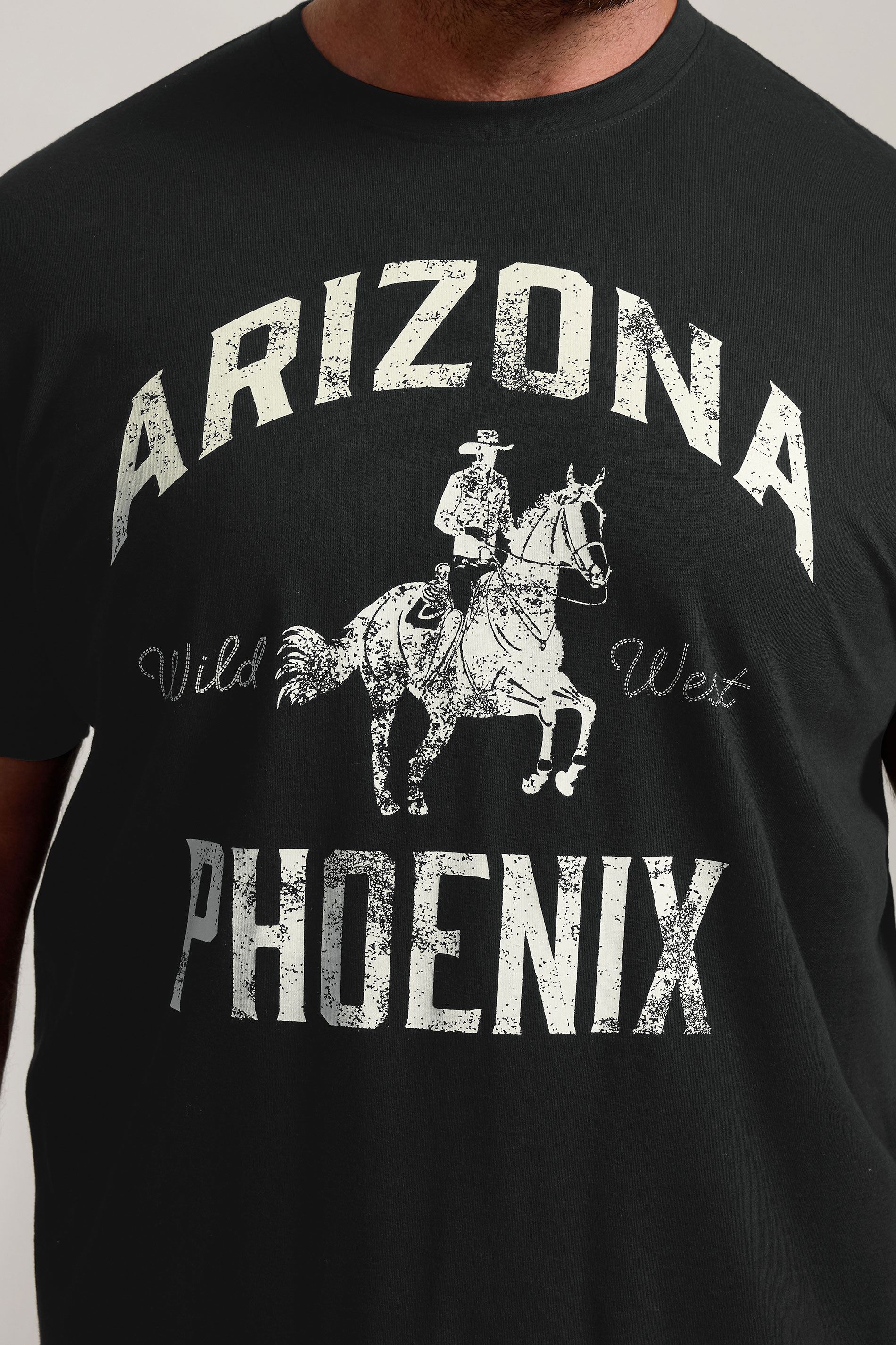 BadRhino Big & Tall Black 'Arizona Phoenix' Graphic T-Shirt | BadRhino 4