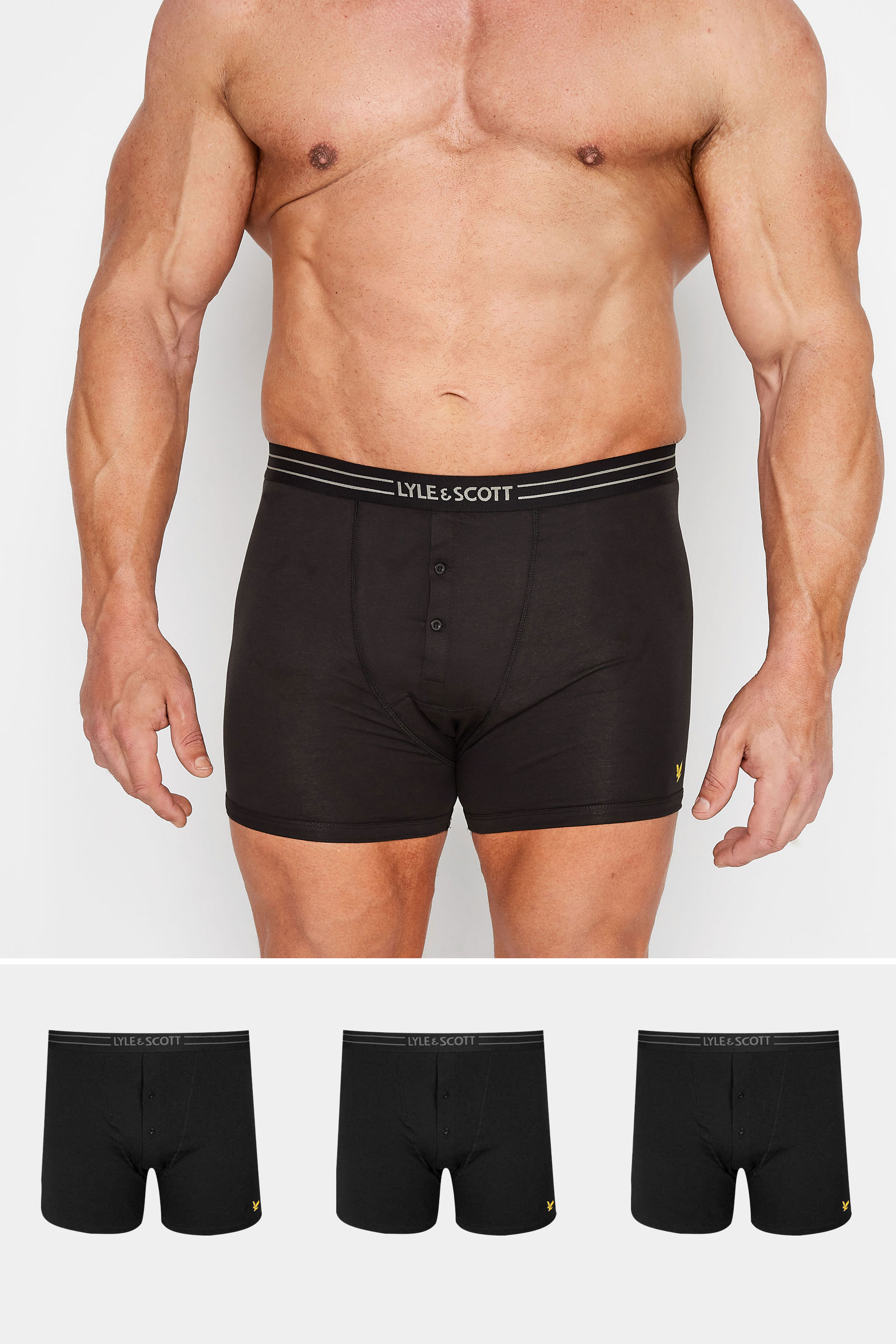 Buy Lyle And Scott Jonathan Premium Underwear Trunks 3 Pack from Next USA