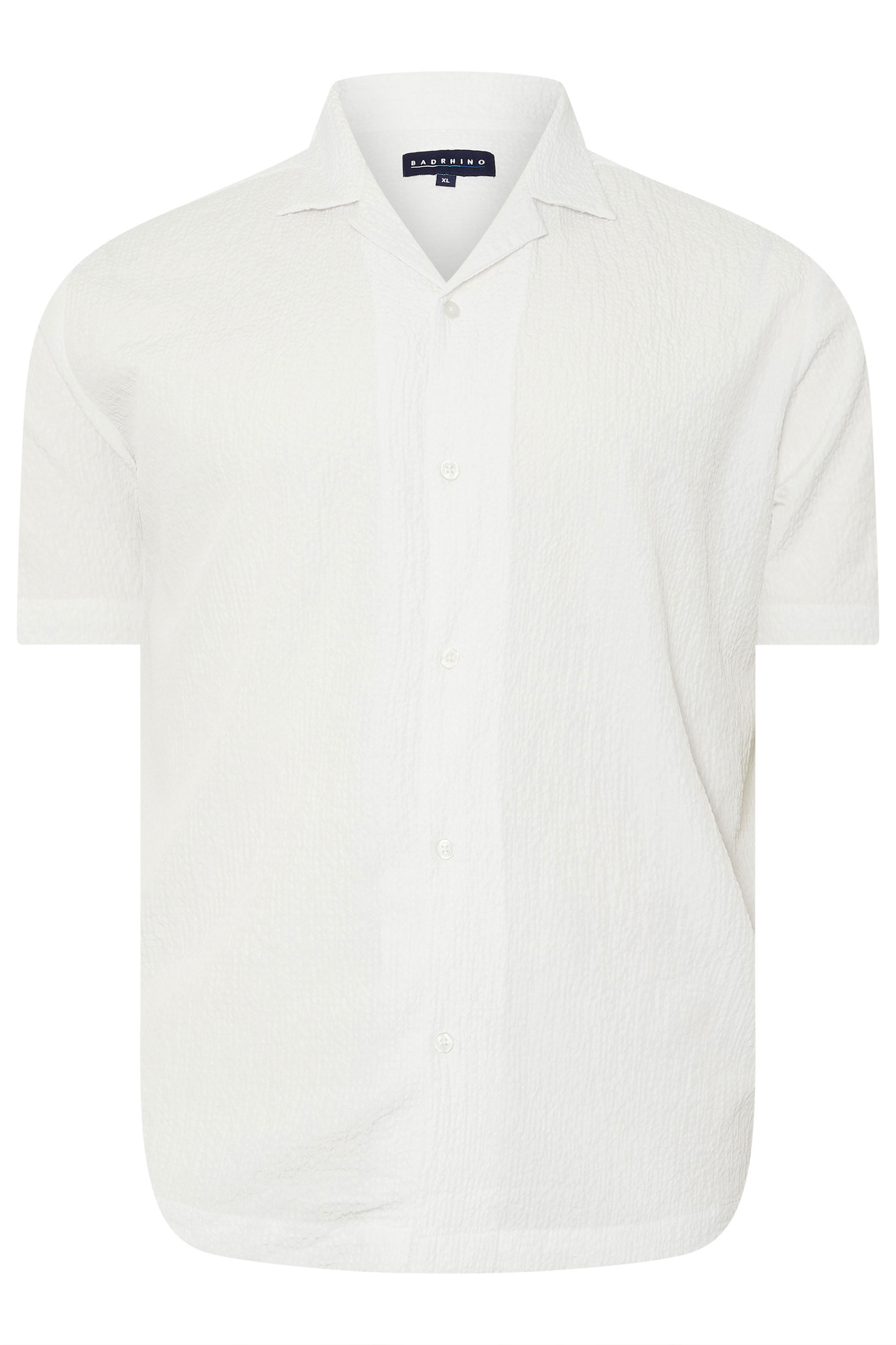 BadRhino Big & Tall Black Seersucker Shirt | BadRhino 7