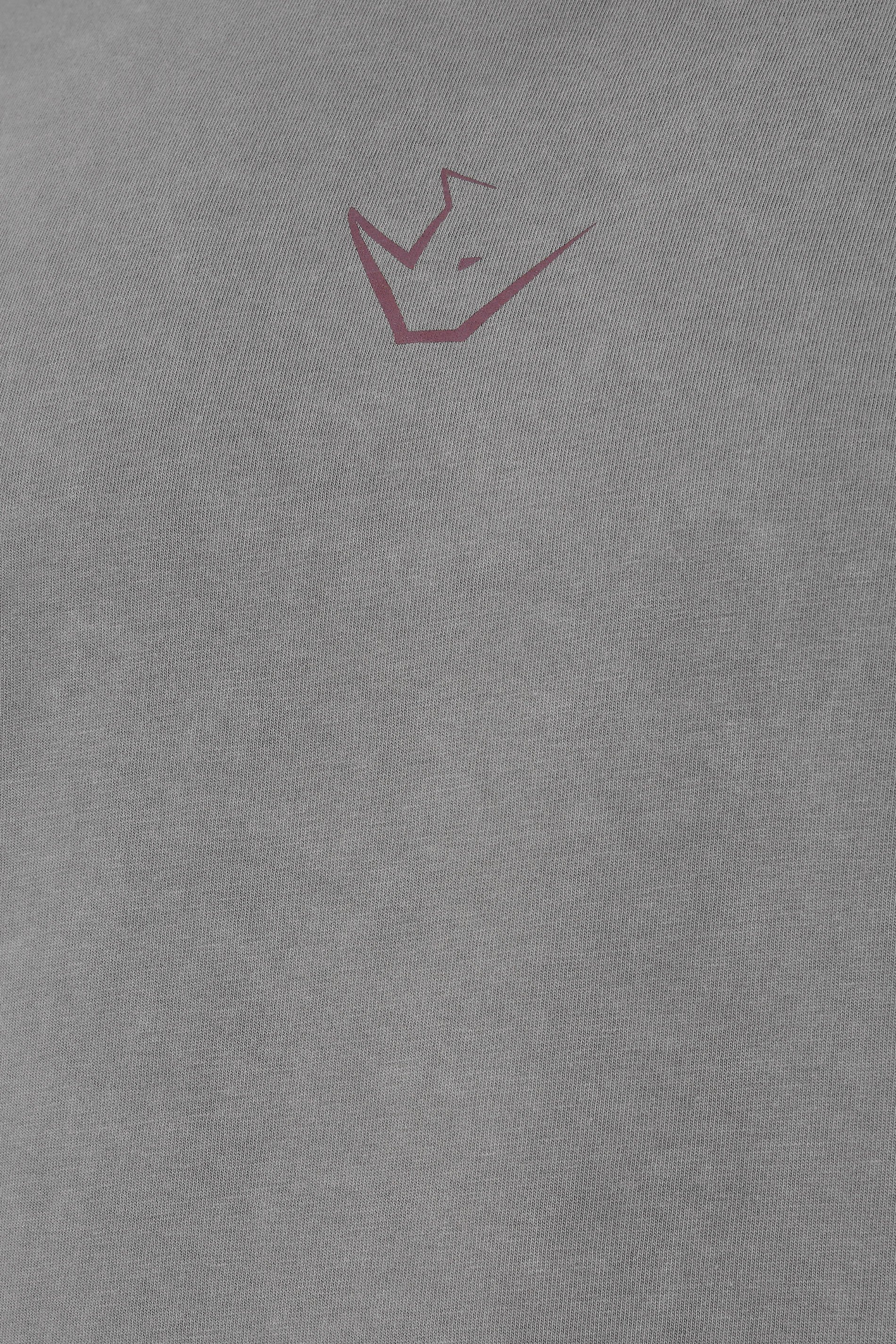 IronRhino Big & Tall Grey Acid Wash 'Barbell Club' T-Shirt | BadRhino 6