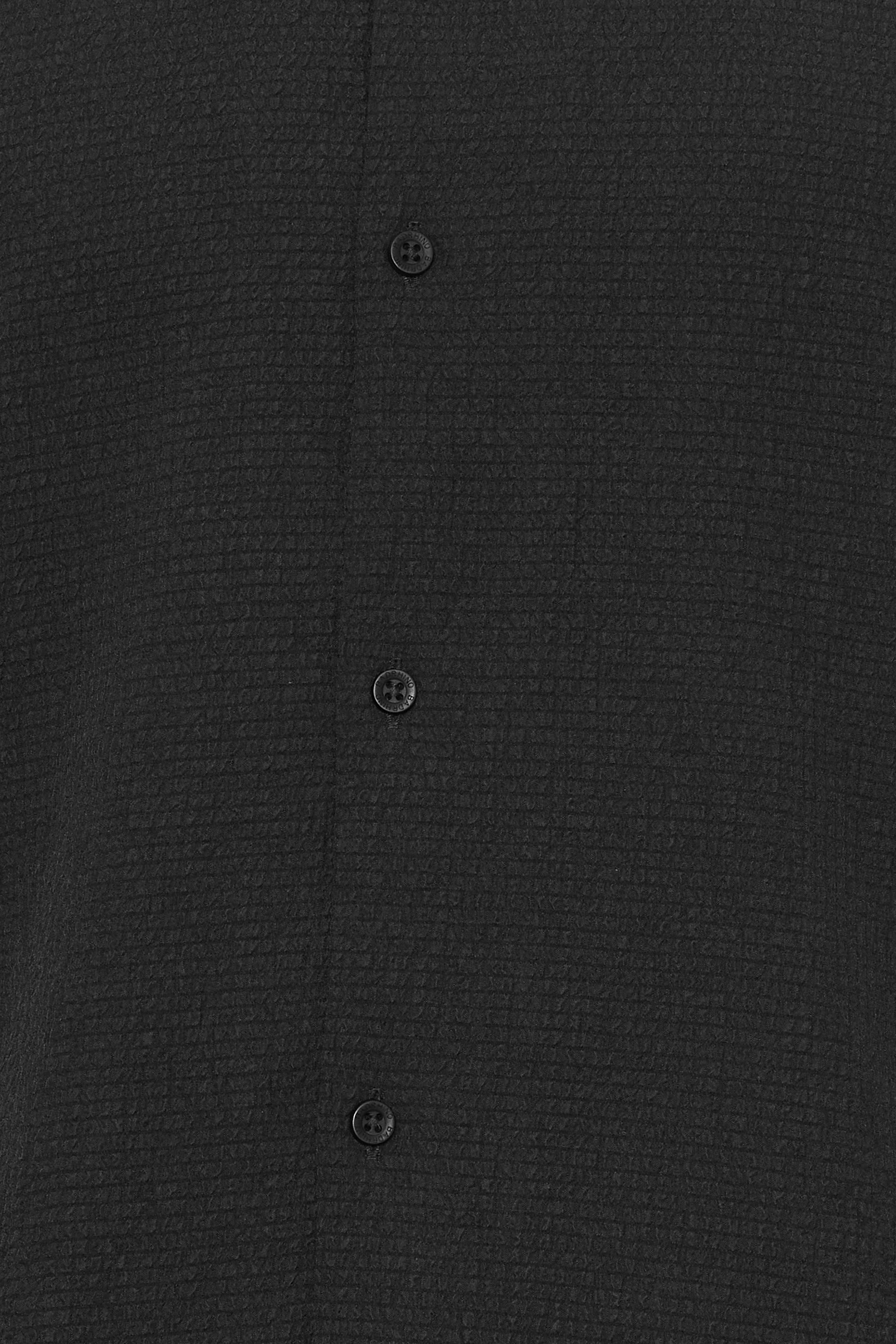 BadRhino Big & Tall Black Seersucker Shirt | BadRhino 6