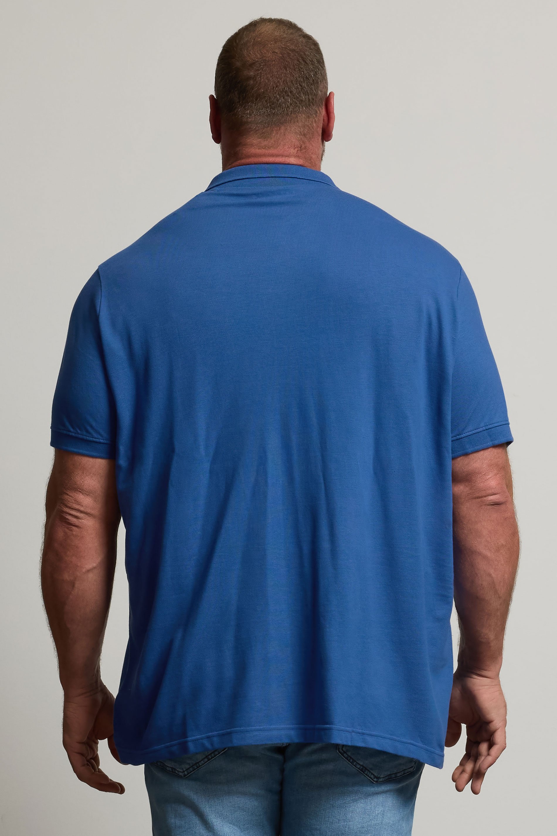 BadRhino Big & Tall Royal Blue Polo Shirt | BadRhino 4