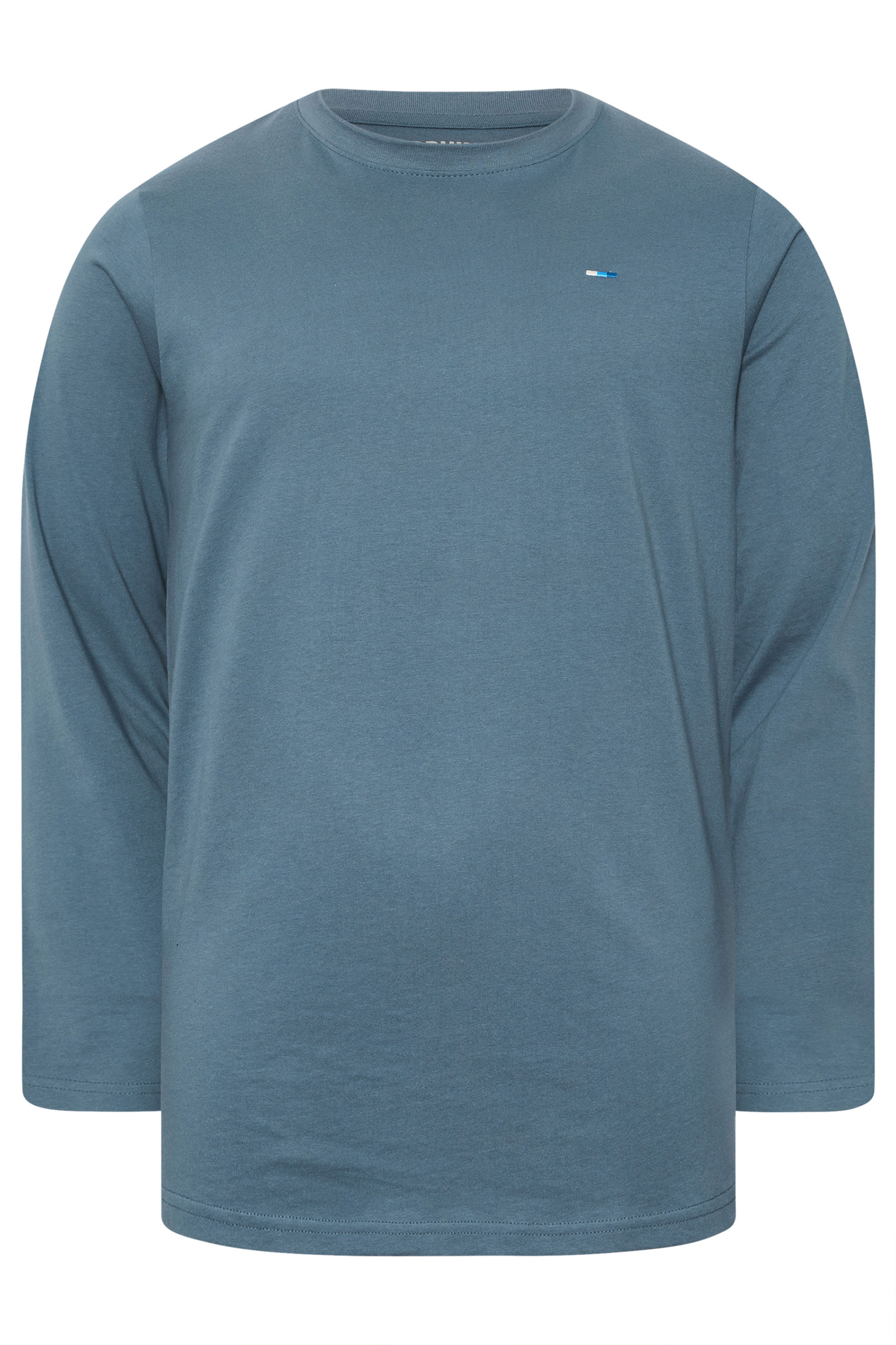 BadRhino Big & Tall Petrol Blue Core Long Sleeve T-Shirt | BadRhino 1