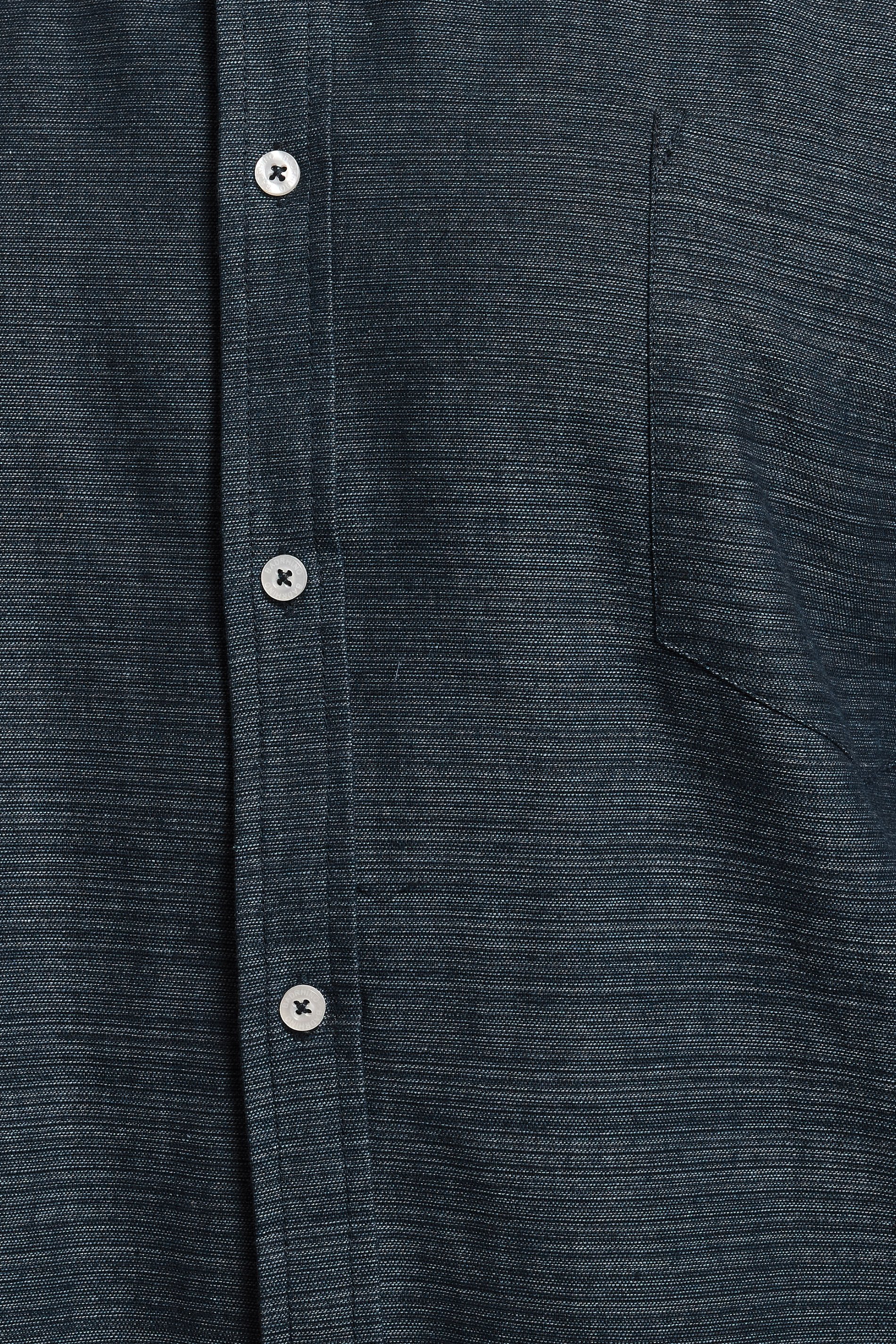BadRhino Big & Tall Navy Blue Cotton Slub Shirt | BadRhino 4