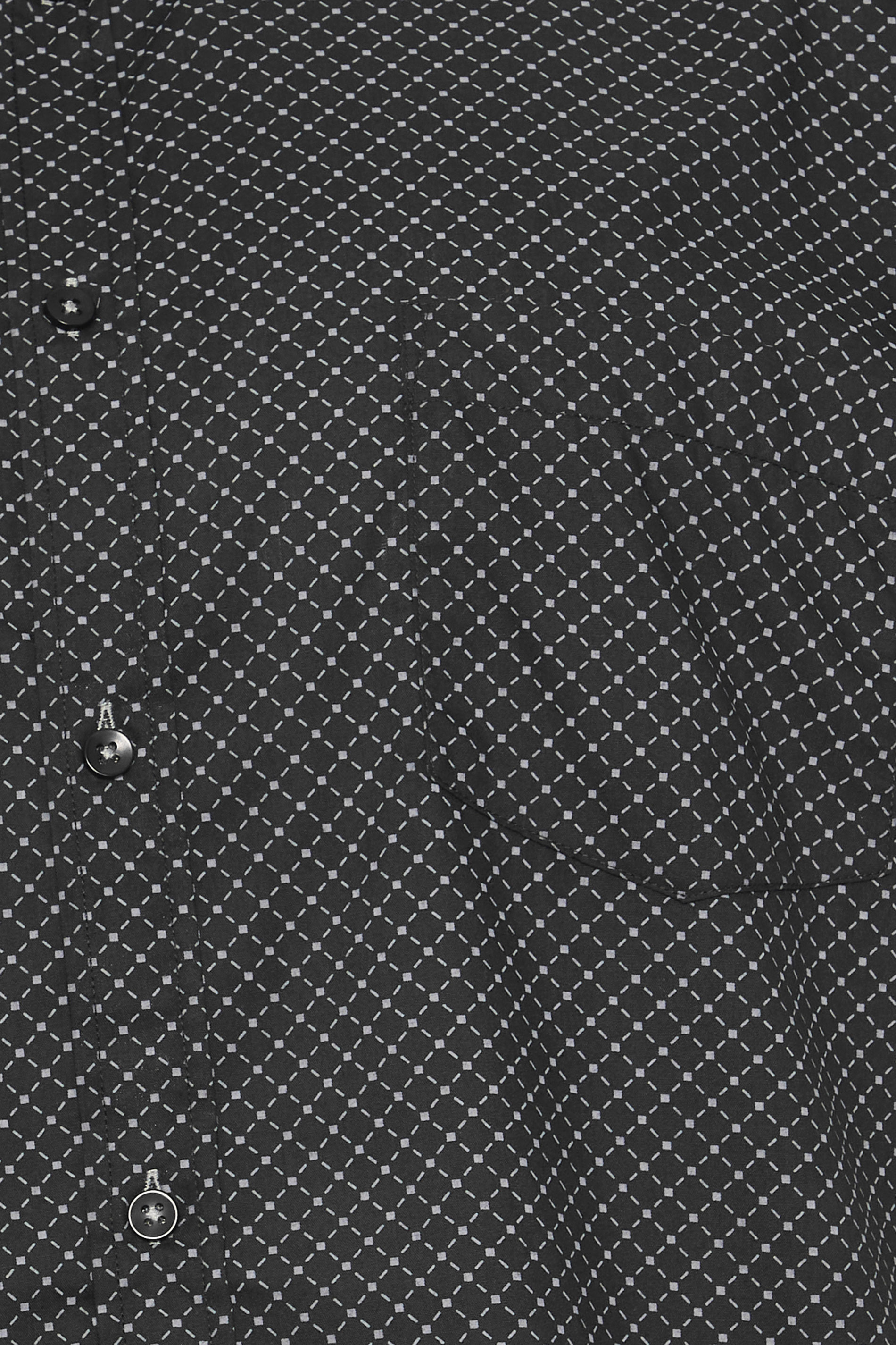 KAM Big & Tall Black Diamond Print Shirt | BadRhino 2